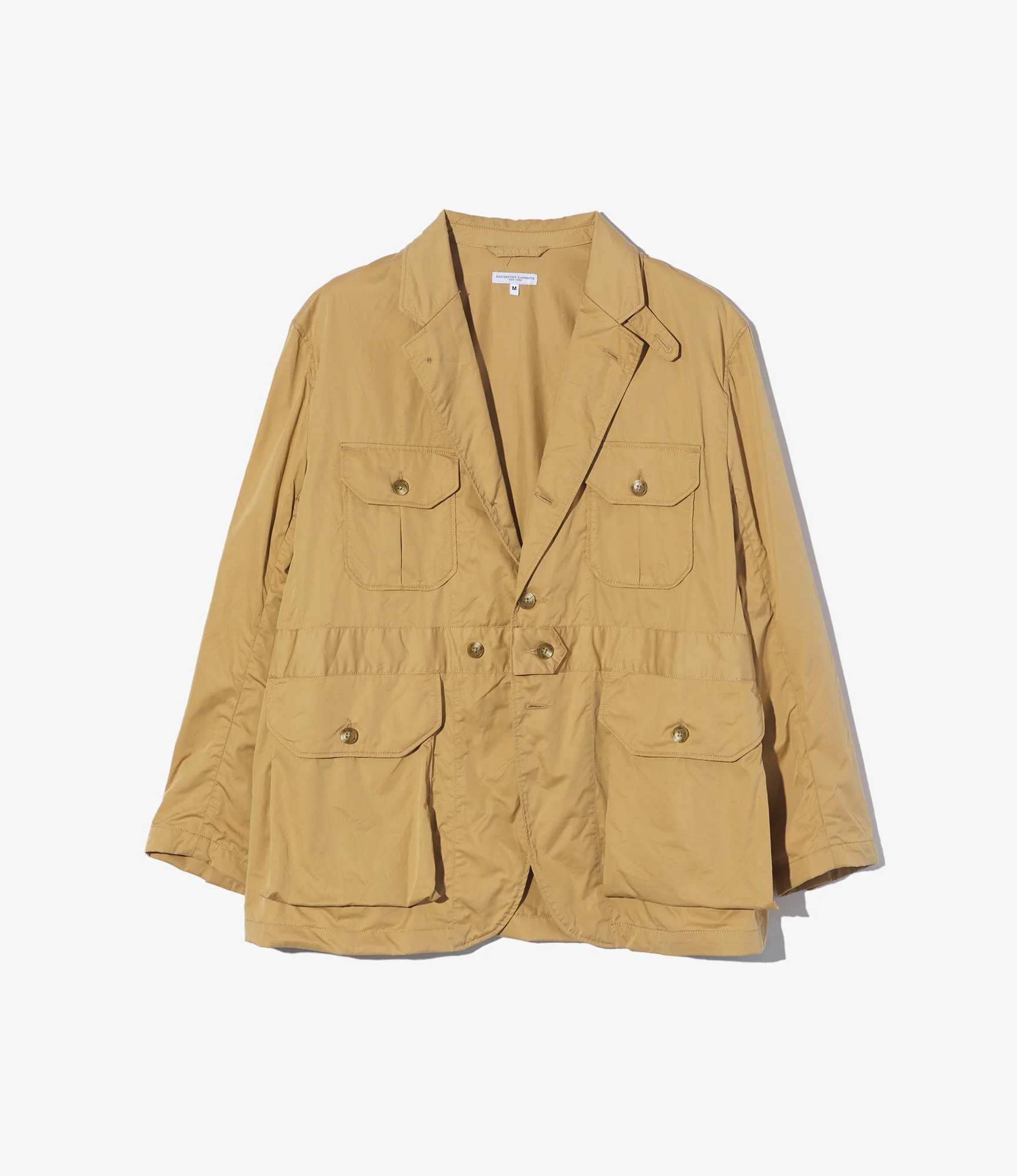 Folk Jacket - Khaki Cotton Superfine Poplin