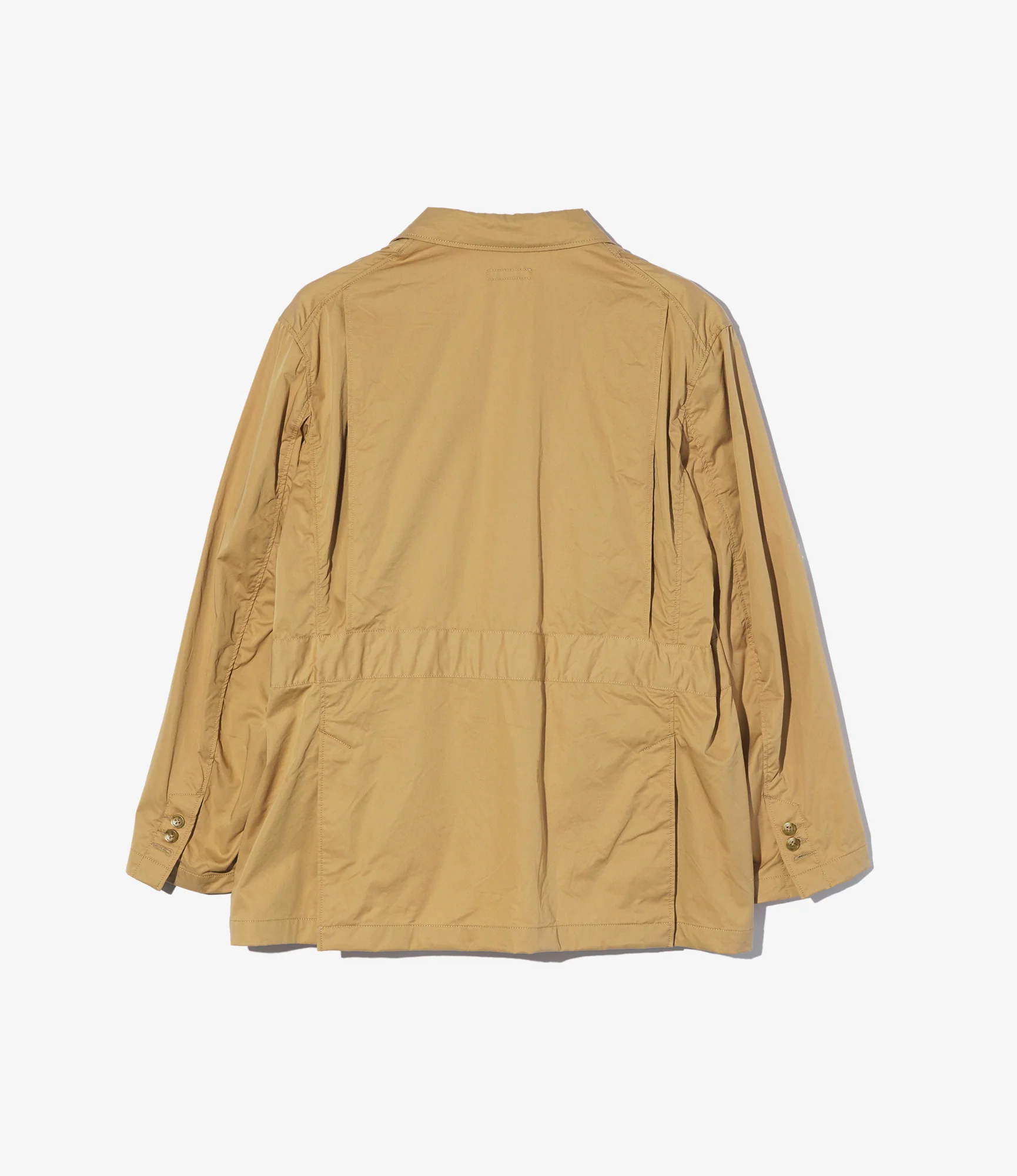 Folk Jacket - Khaki Cotton Superfine Poplin - Image 3