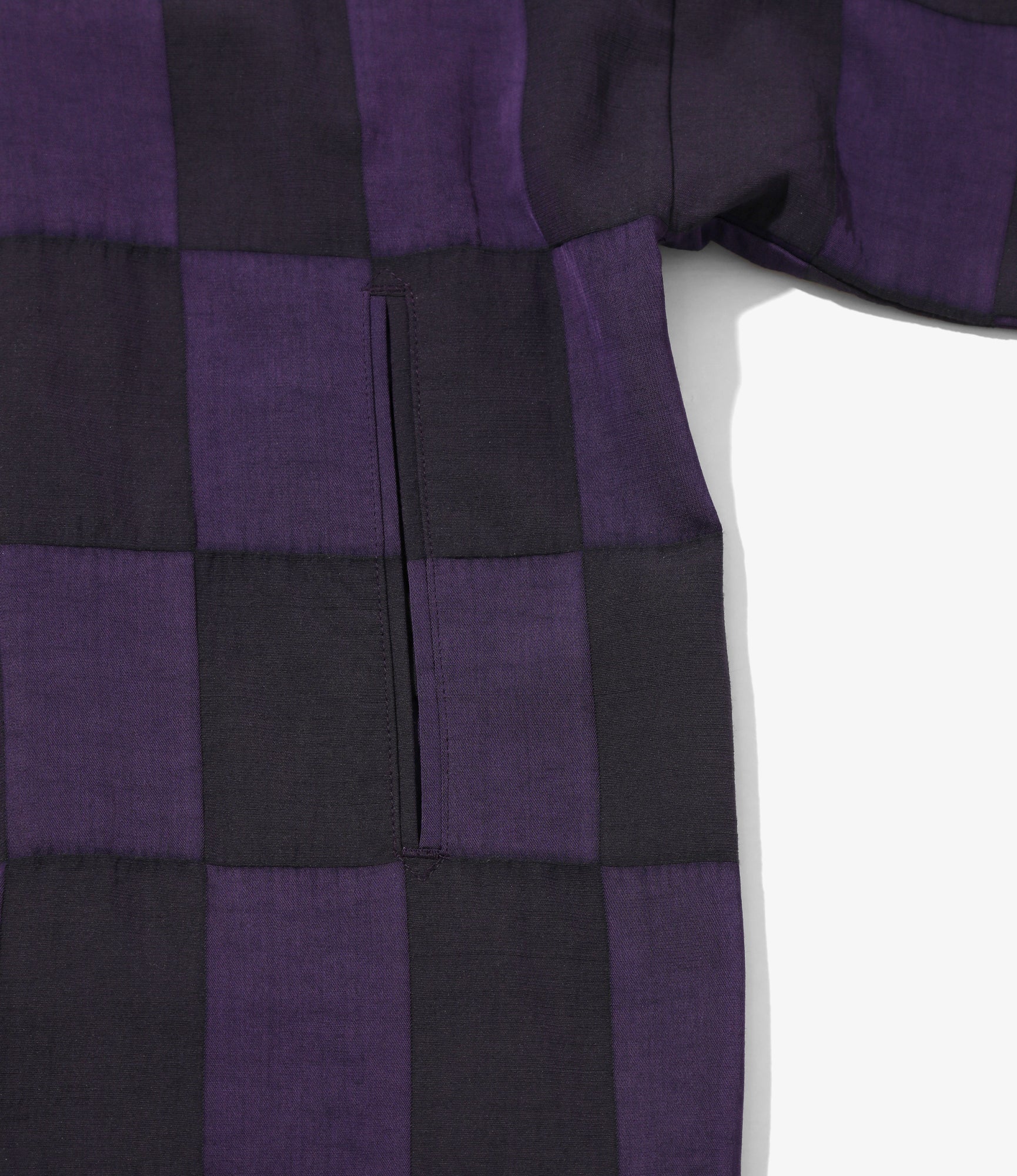 Haori Jacket - Purple - R/W Block Jacquard - Image 3