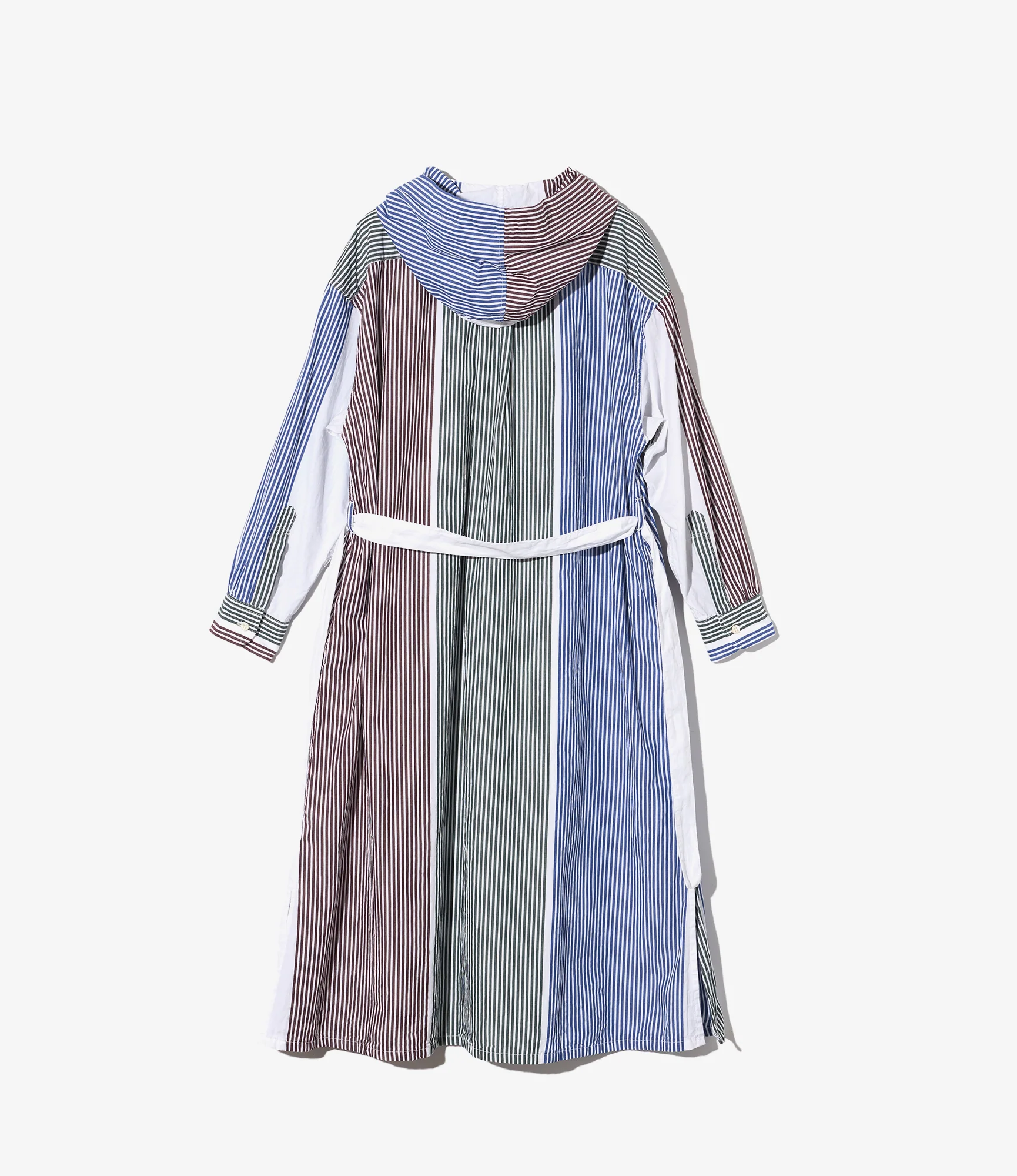 Hooded BD Dress - Multi Block Stripe - Image 2