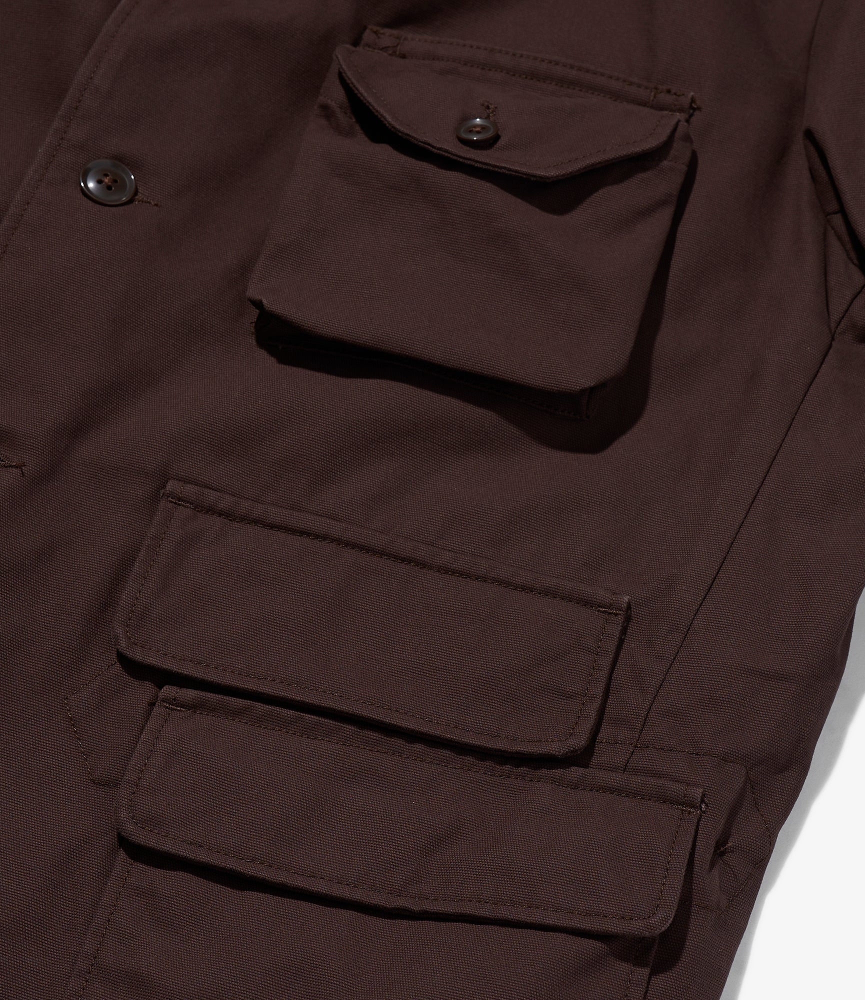 NNY x Blue in Green x Packer - Hunting Blazer - Dk. Brown 8oz Cotton Canvas - Image 4