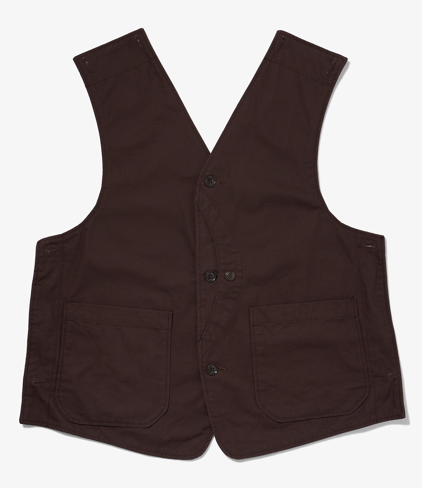 NNY x Blue in Green x Packer - Hunting Blazer - Dk. Brown 8oz Cotton Canvas - Image 9