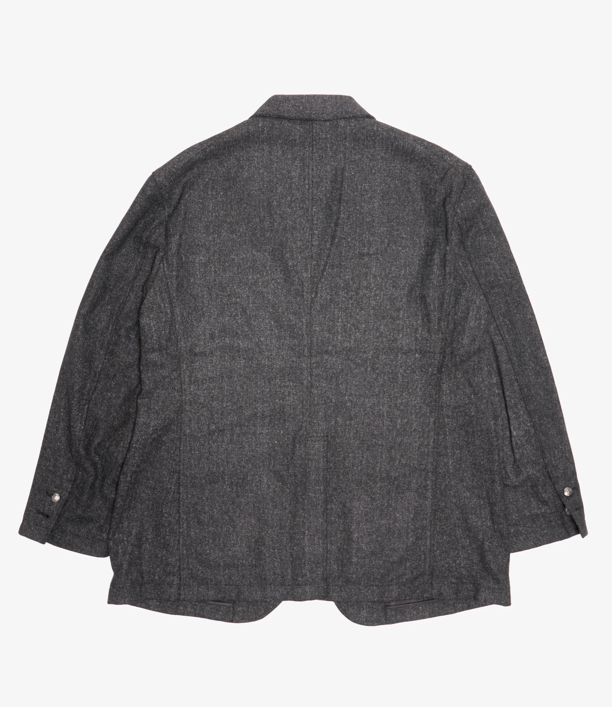 Nepenthes Special - Ivy Blazer - Charcoal Poly Wool Printed Herringbone - Image 2