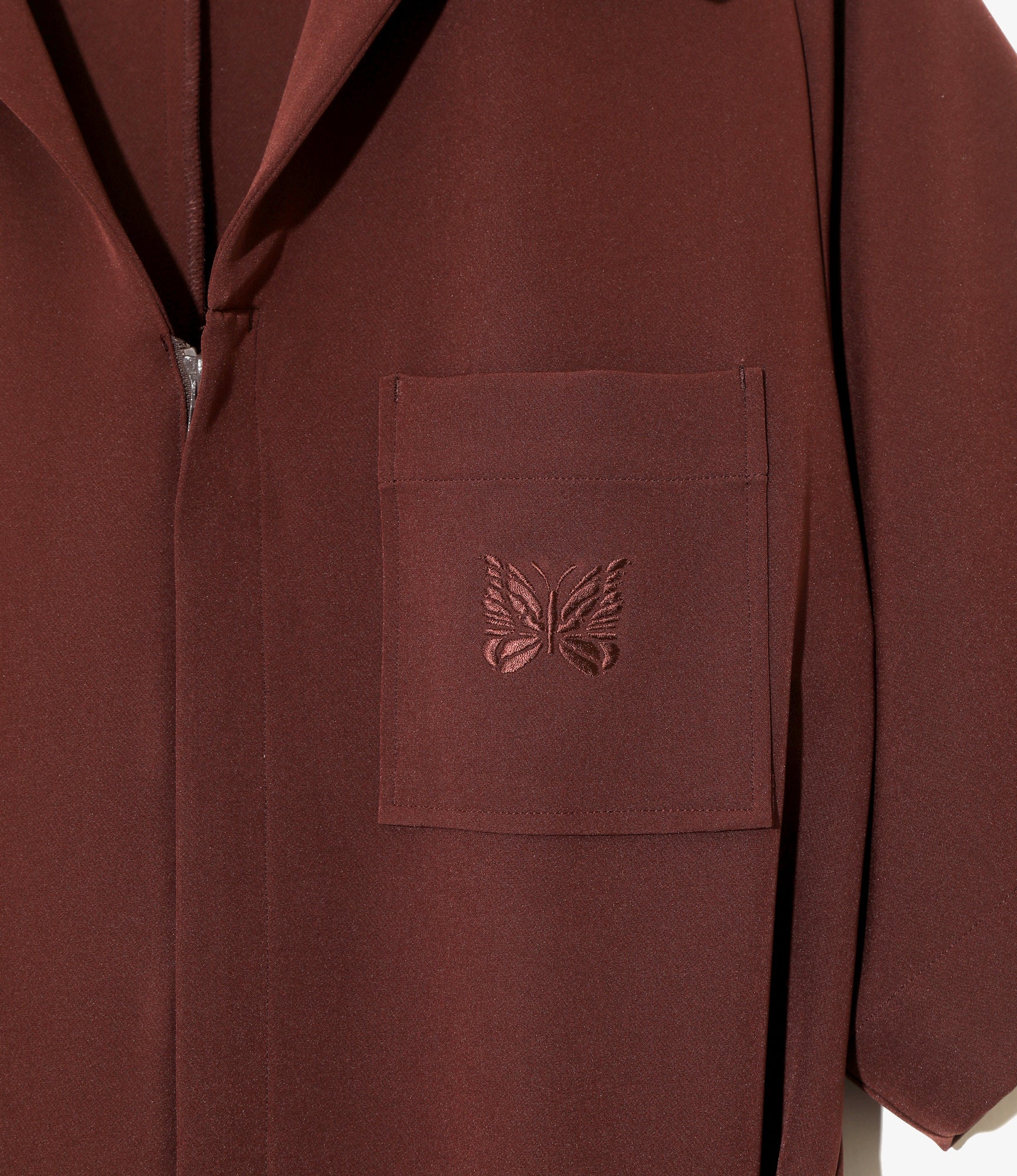 Jumpsuit - Brown - Poly Light Double Cloth - Image 2