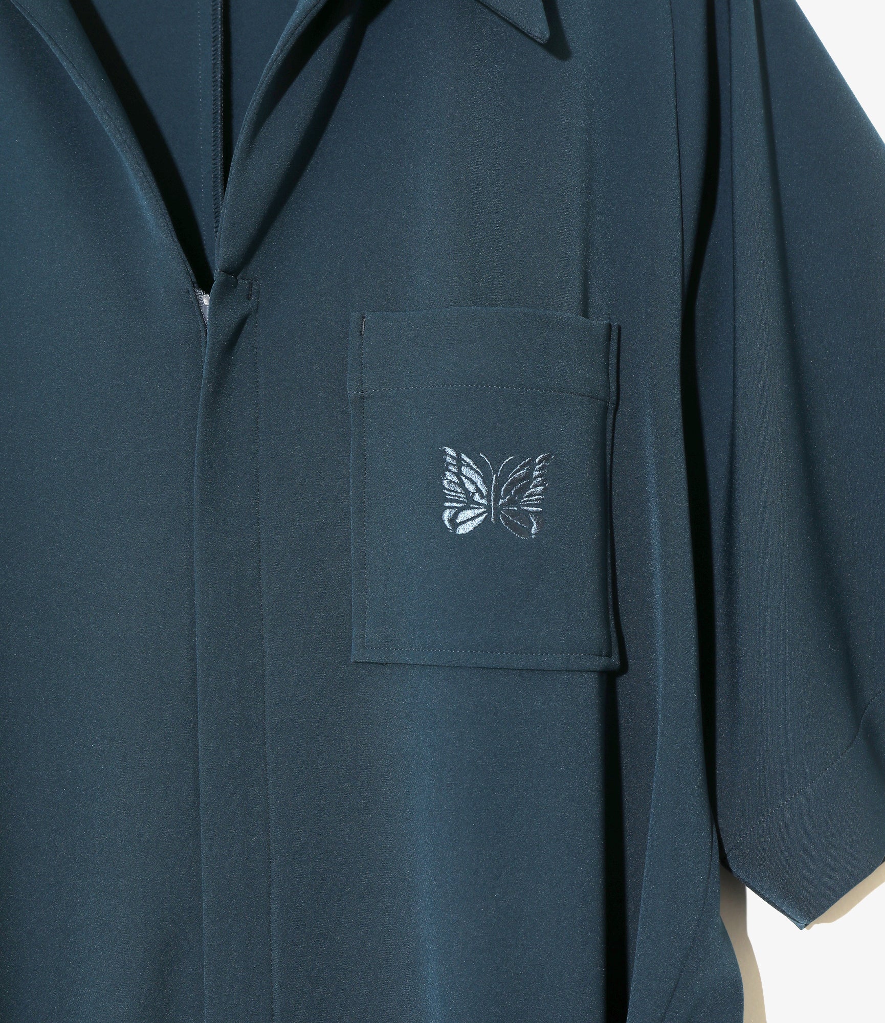 Jumpsuit - Navy - Poly Light Double Cloth - Image 2