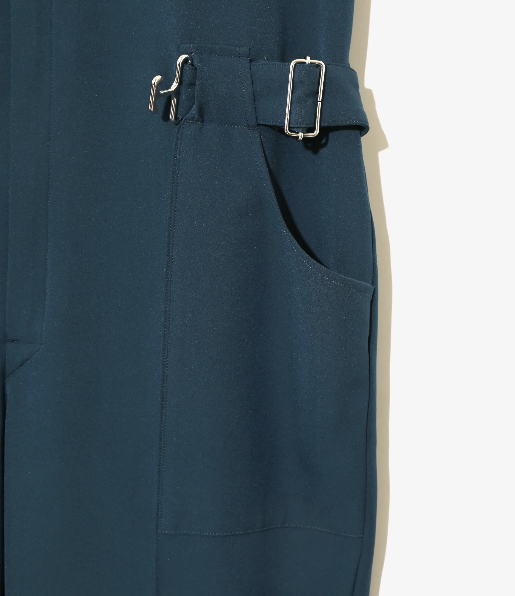 Jumpsuit - Navy - Poly Light Double Cloth - Image 4