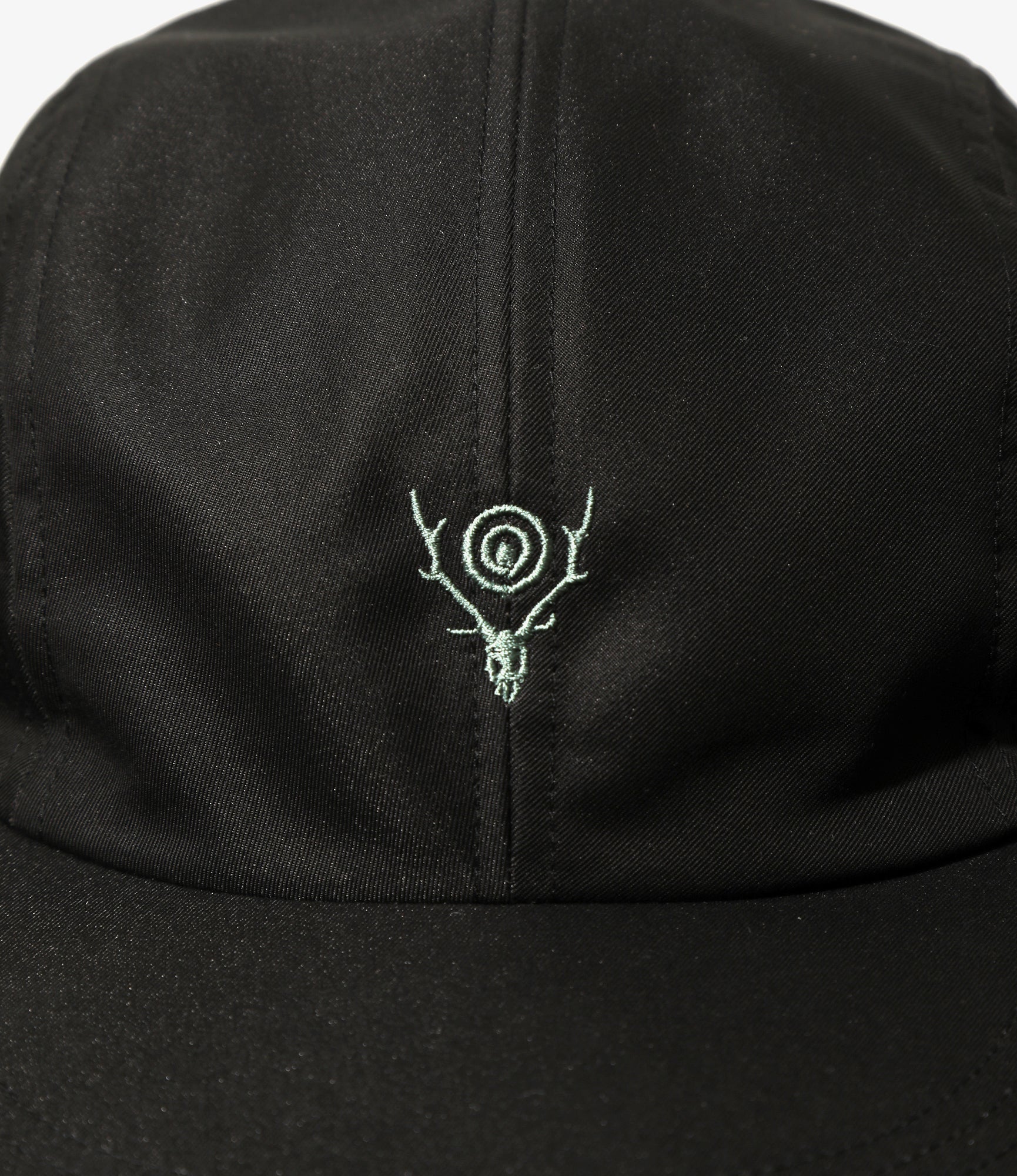Long Bill Cap - Black - C/PE Twill - Image 3