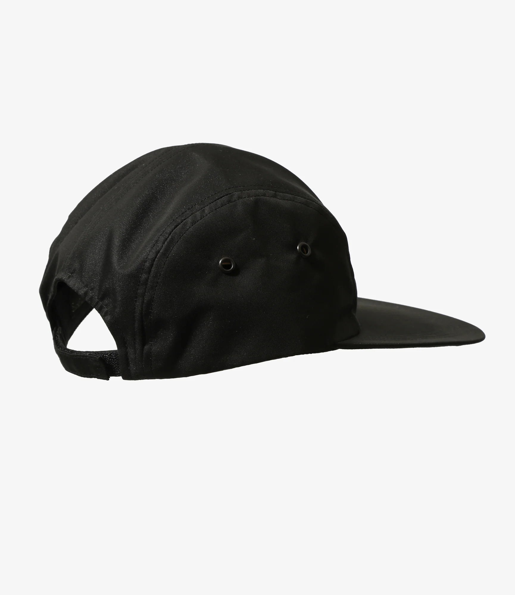 Long Bill Cap - Black - C/PE Twill - Image 4