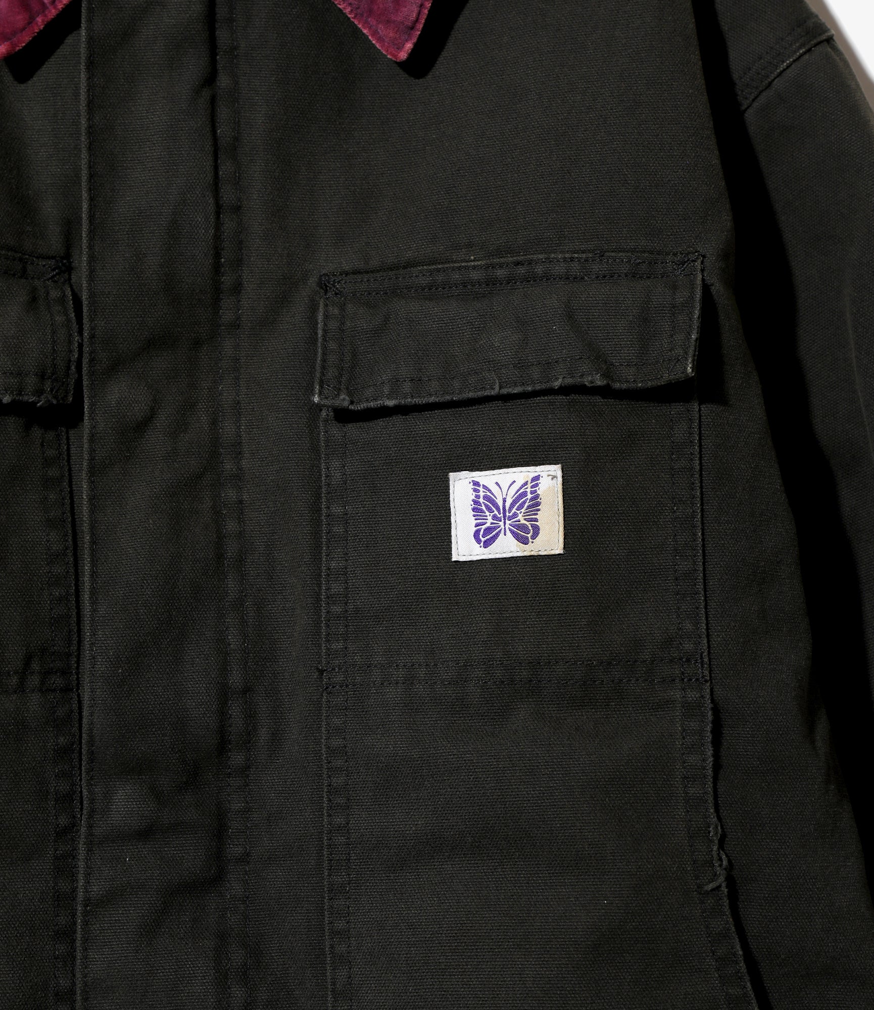Lumberjack Coat - Black - 11oz Cotton Oxford - Image 5