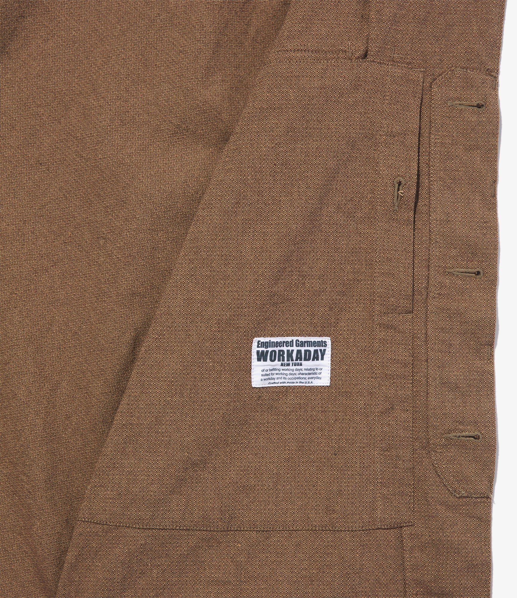 MC Jacket - Brown CP Homespun - Image 3
