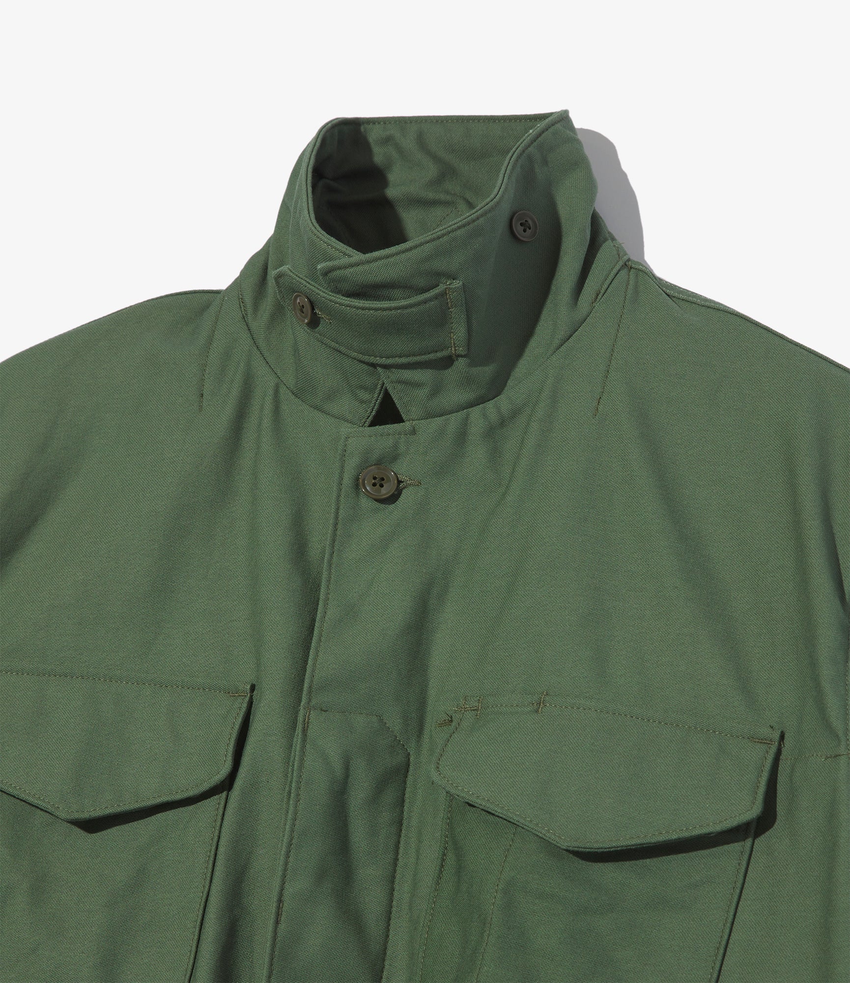 MC Jacket - Olive Cotton Reverse Sateen - Image 2