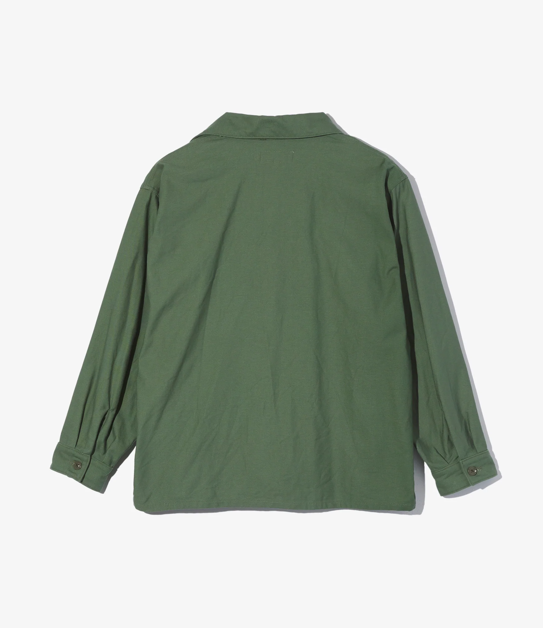 MC Jacket - Olive Cotton Reverse Sateen - Image 4
