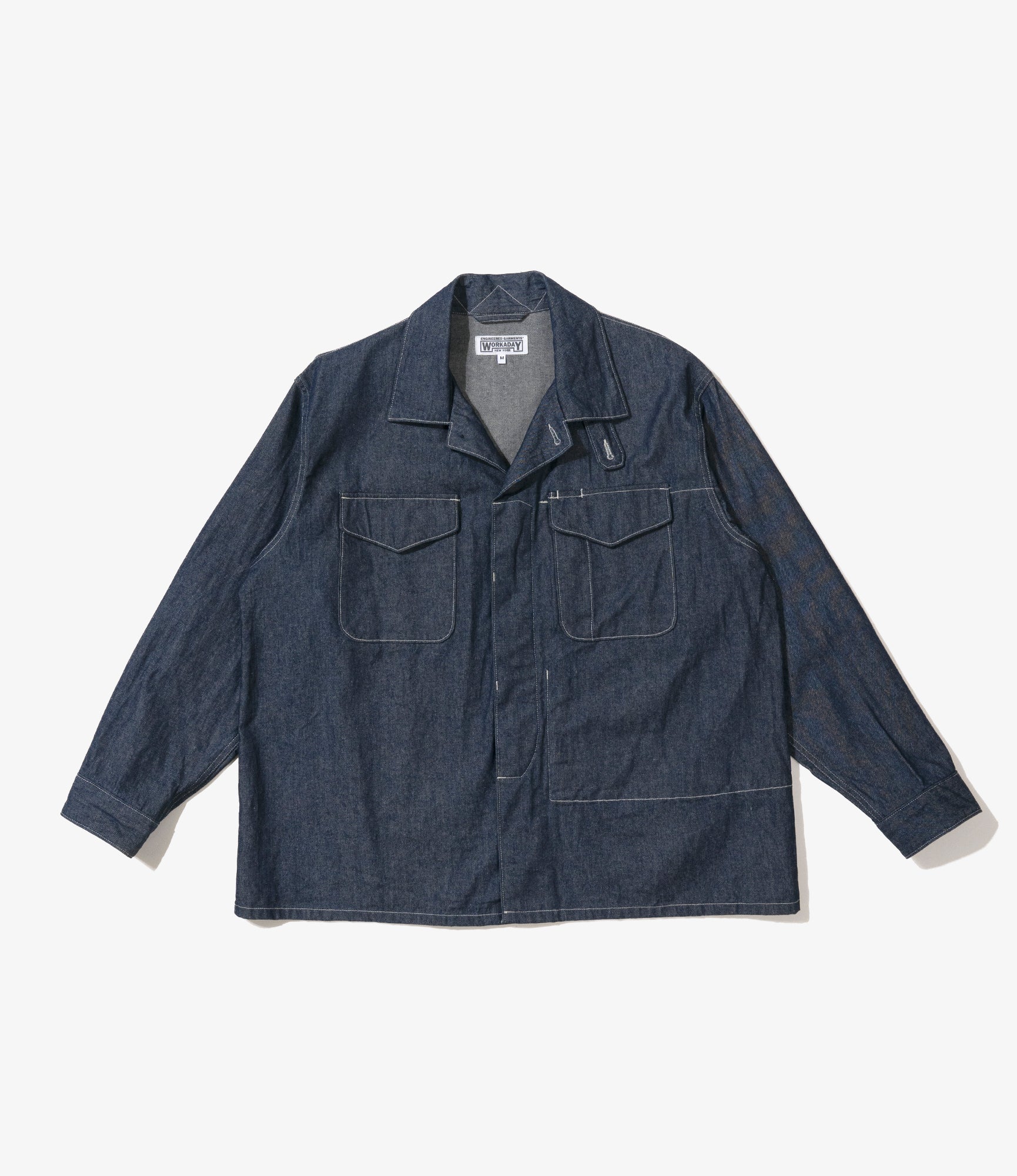 MC Shirt Jacket - Indigo industrial 8oz Denim