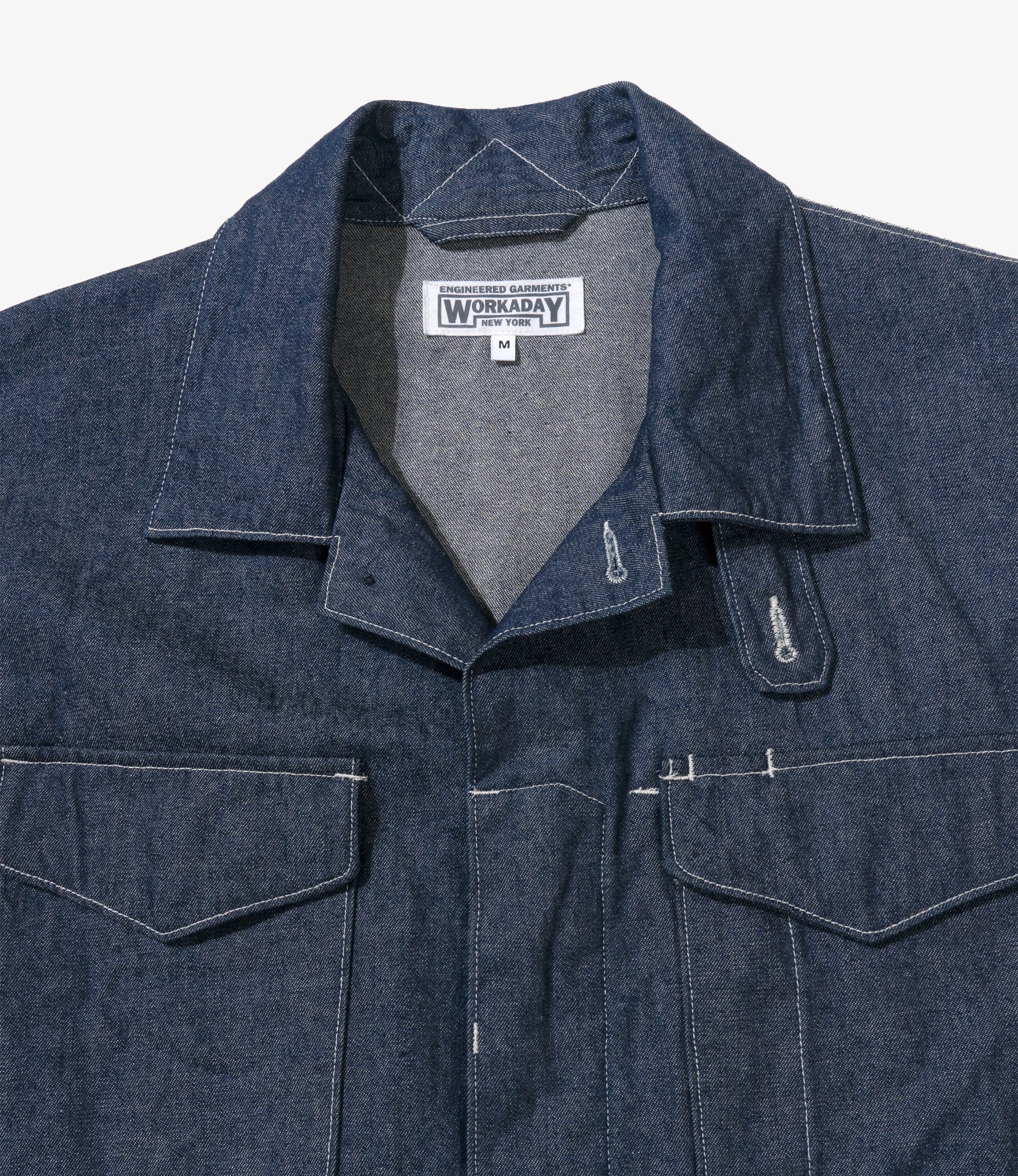 MC Shirt Jacket - Indigo industrial 8oz Denim - Image 3