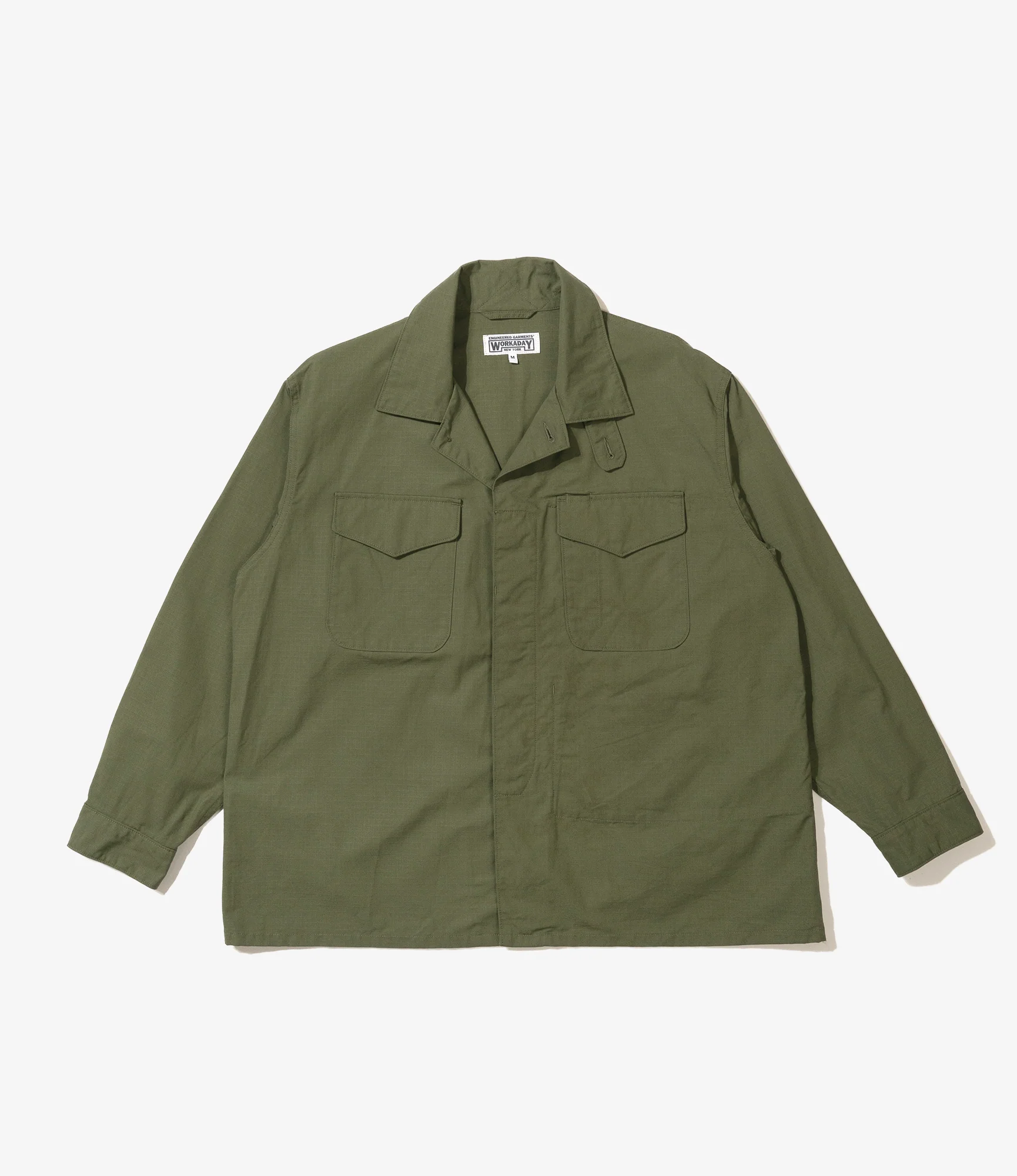 MC Shirt Jacket - Olive Cotton Ripstop