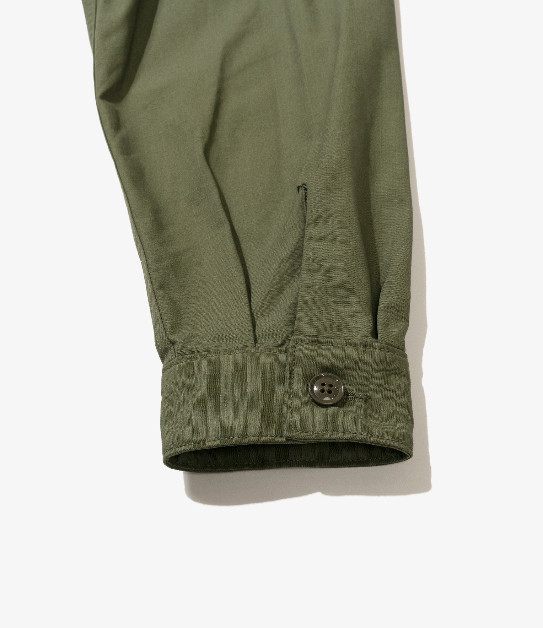MC Shirt Jacket - Olive Cotton Ripstop - Image 6