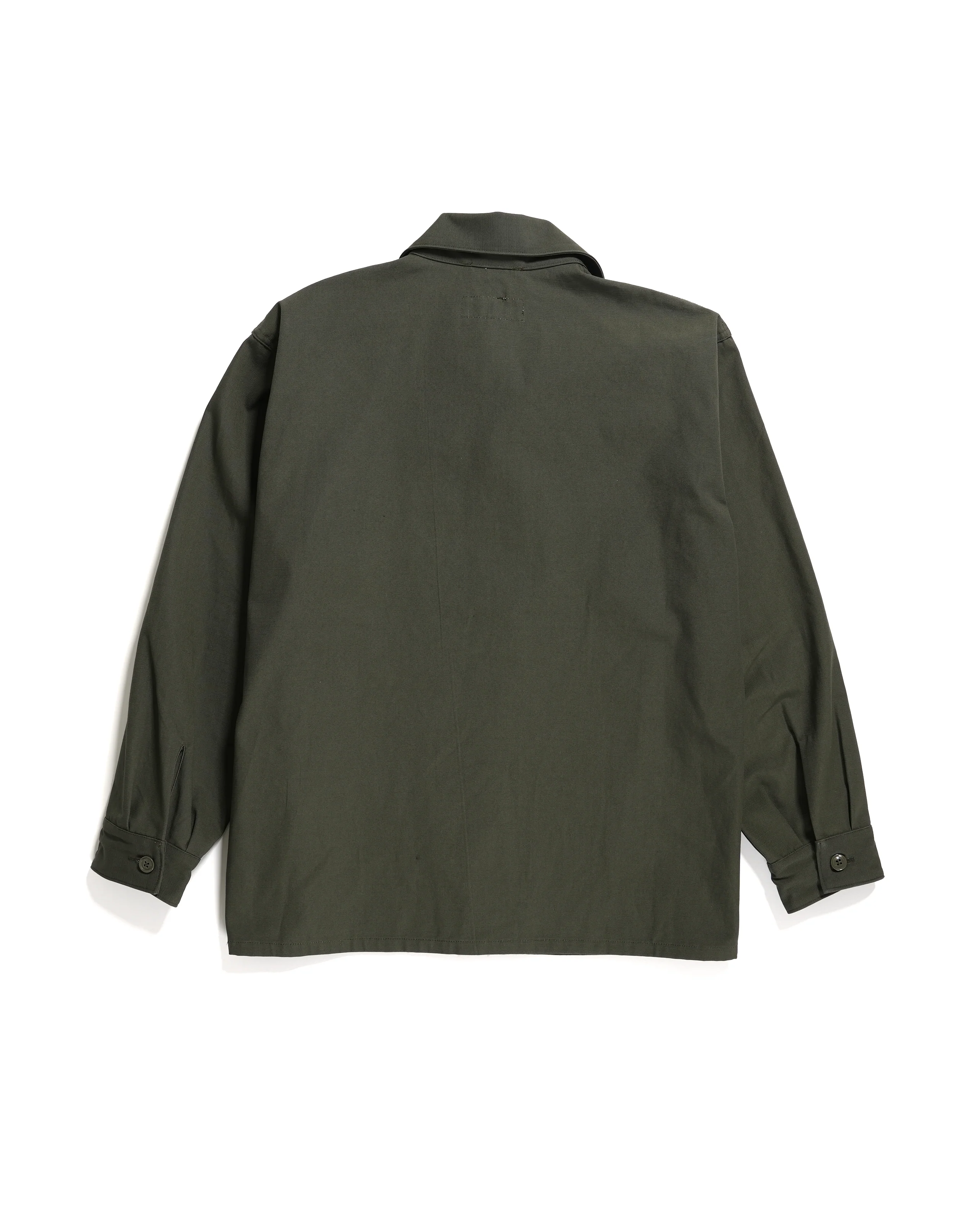 MC Shirt Jacket - Olive Heavyweight Cotton Ripstop - Image 2