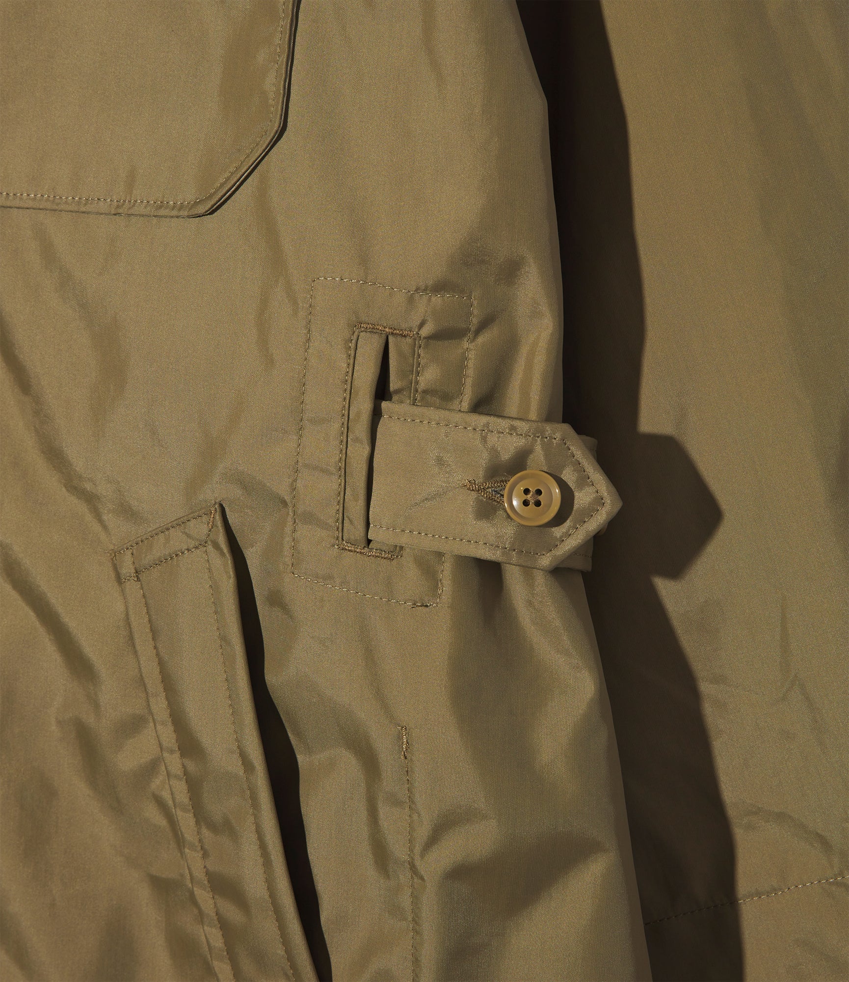 MG Coat - Khaki 3 Layers Nyco Cloth - Image 3