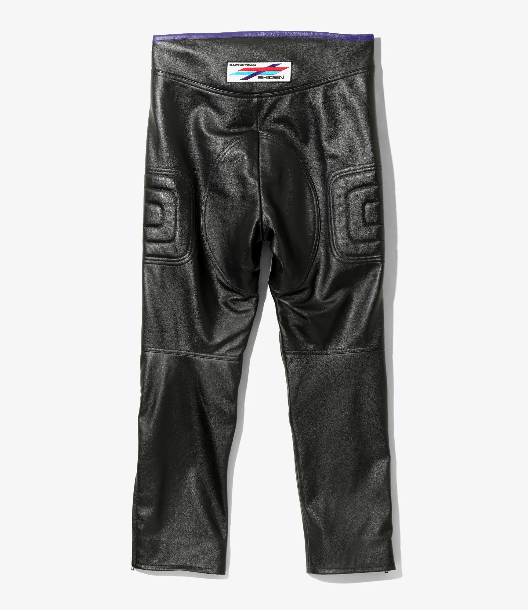 Motor Cycle Pant - Black - Cowhide Leather - Image 6