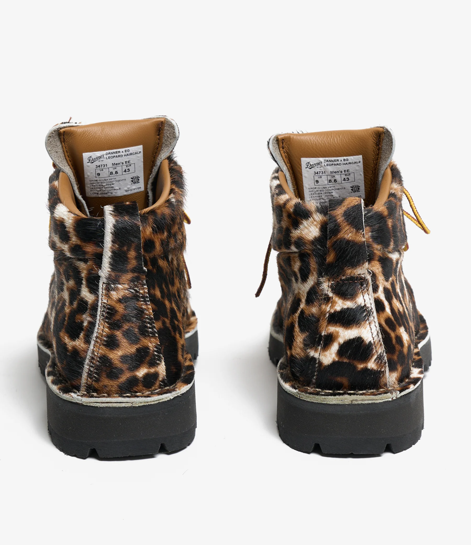 Engineered Garments x Danner - Mountain Light - Leopard Haircalf - Image 4