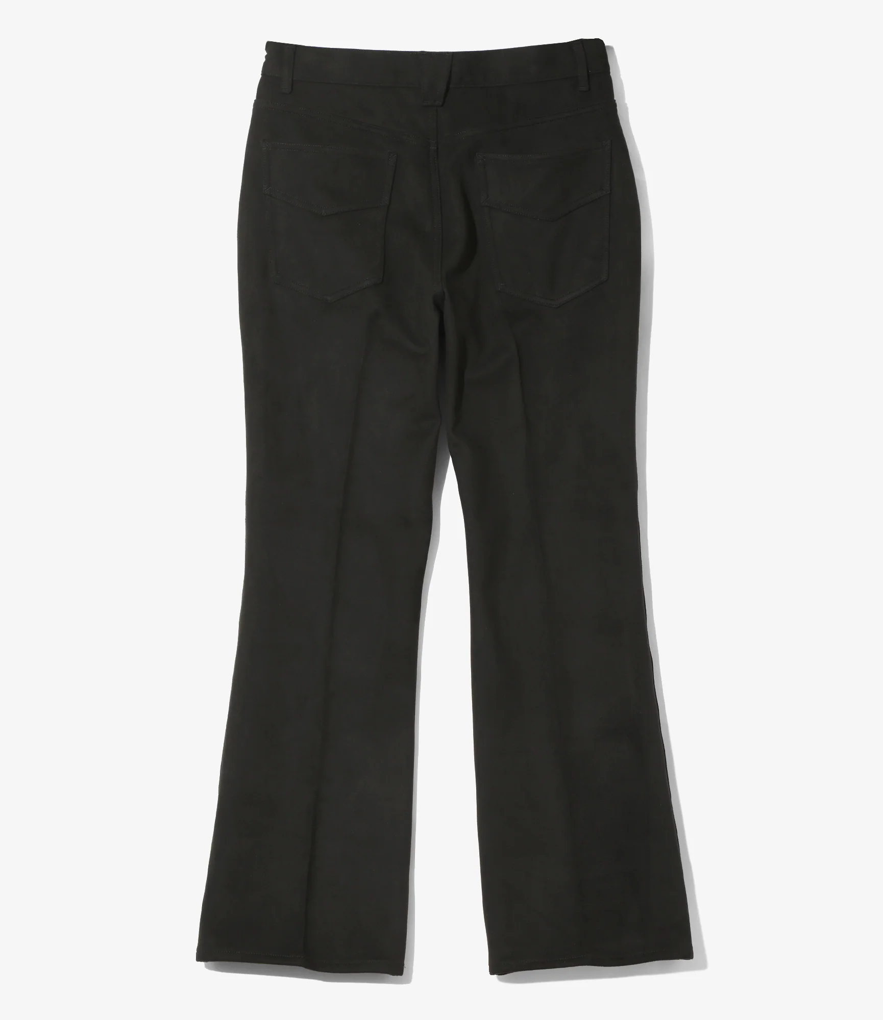 Boot-Cut Jean - Black - Synthetic Suede - Image 5
