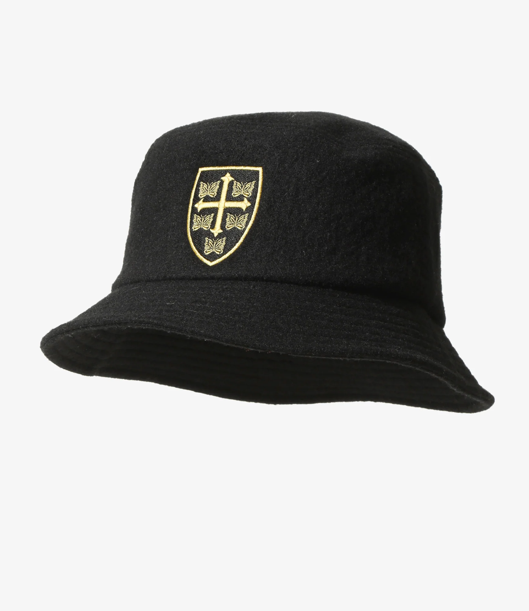 Bucket Hat - Navy - Shrunk Wool - Image 2