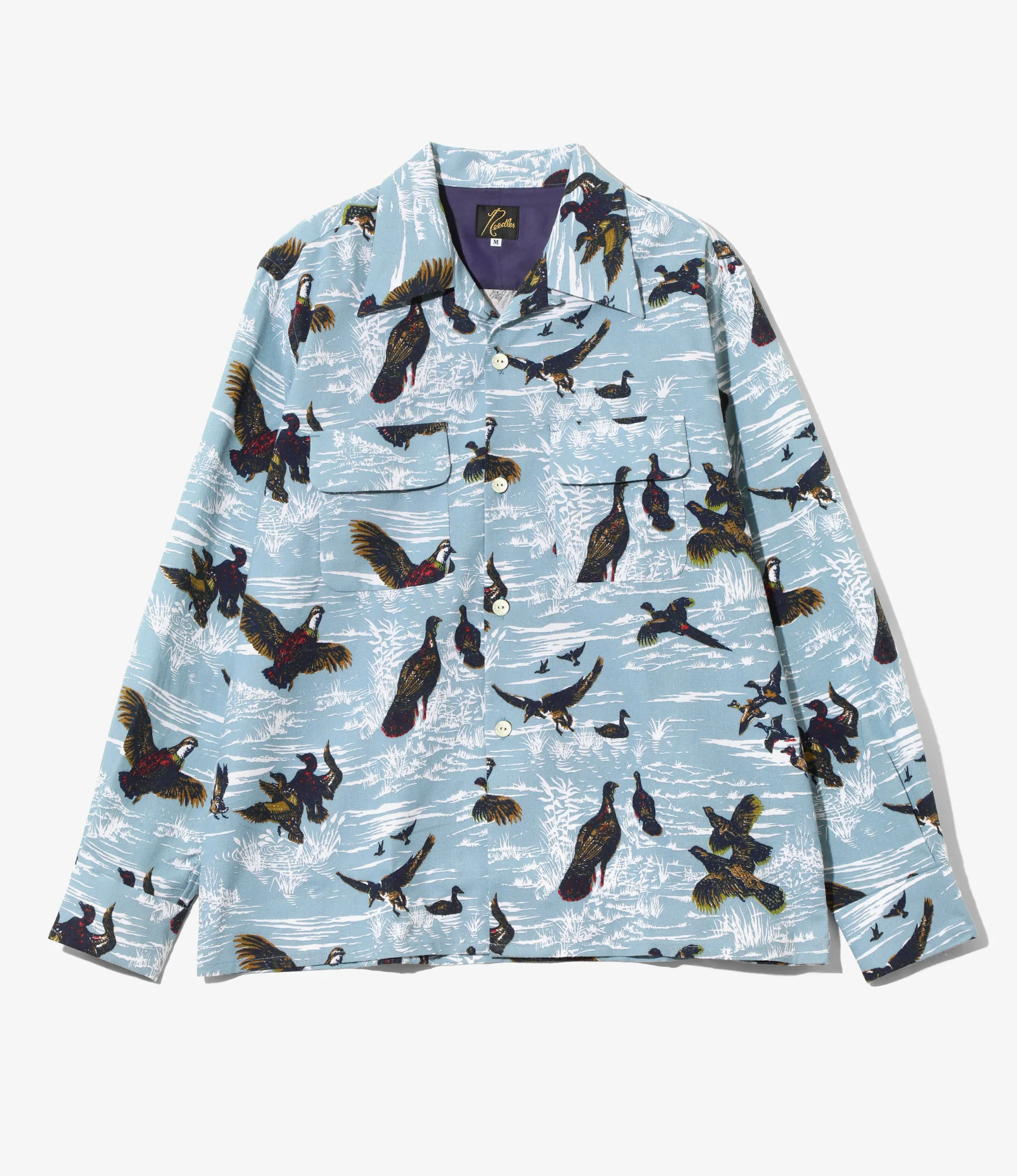 Classic Shirt - Blue - Printed Flannel / Bird