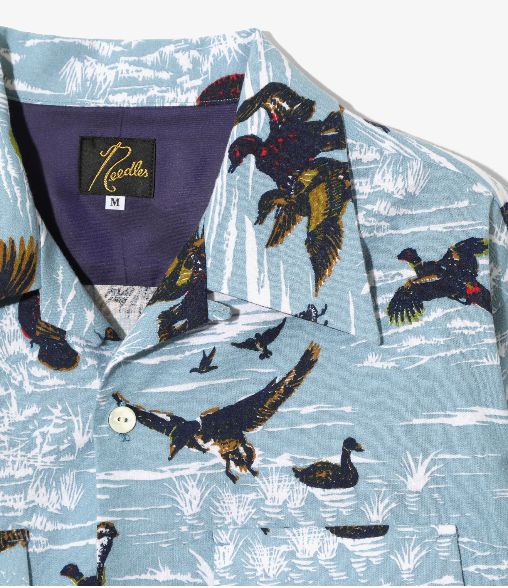 Classic Shirt - Blue - Printed Flannel / Bird - Image 2