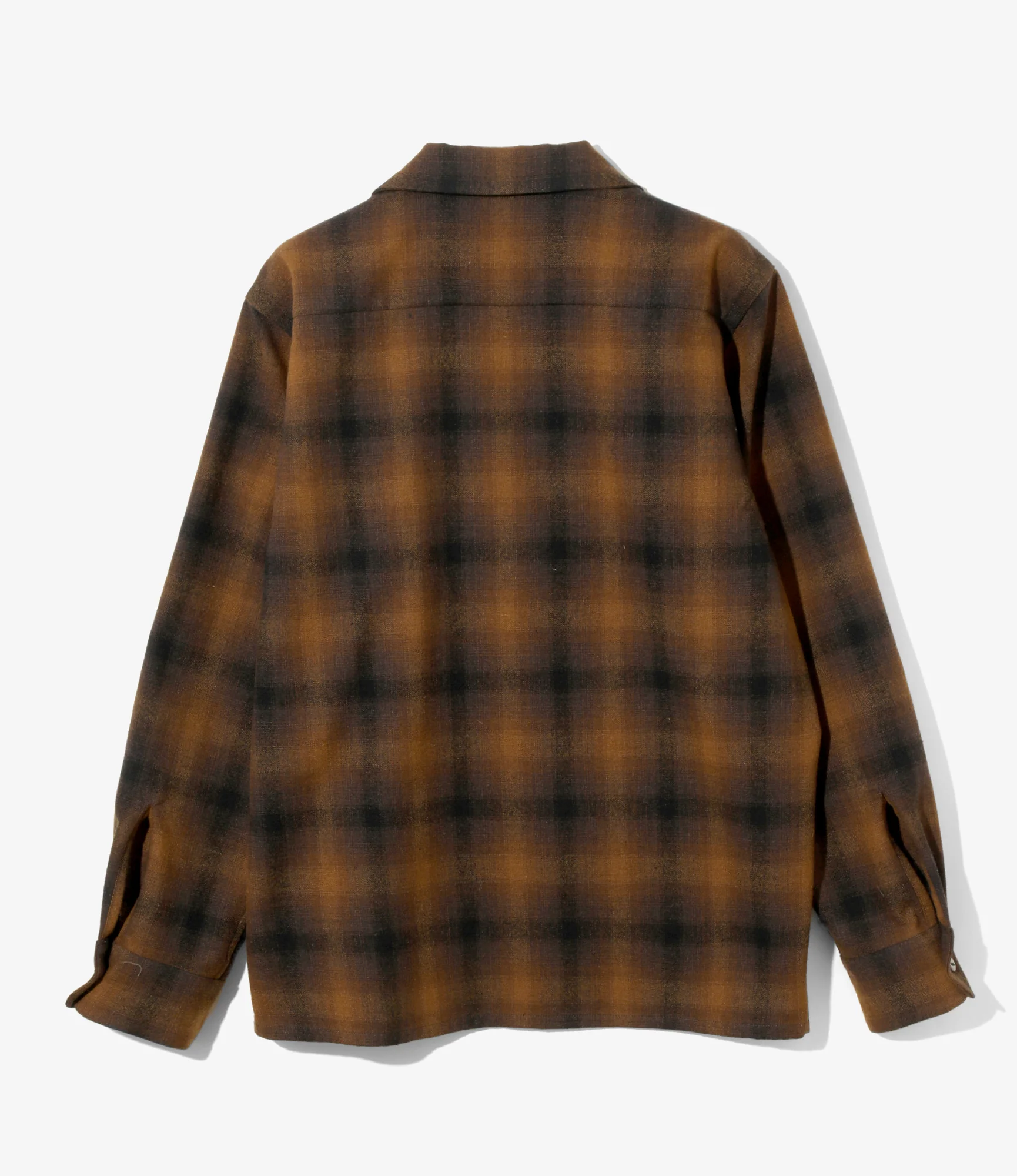Classic Shirt - Brown - Wool Ombre Plaid - Image 4