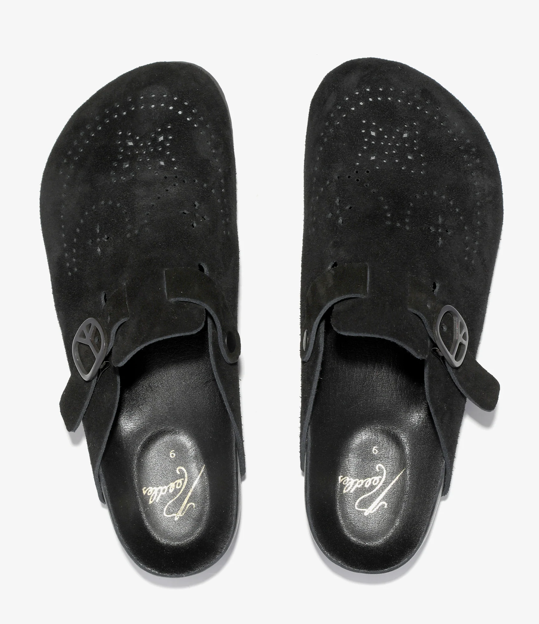 Clog Sandal - Black - Suede - Image 2