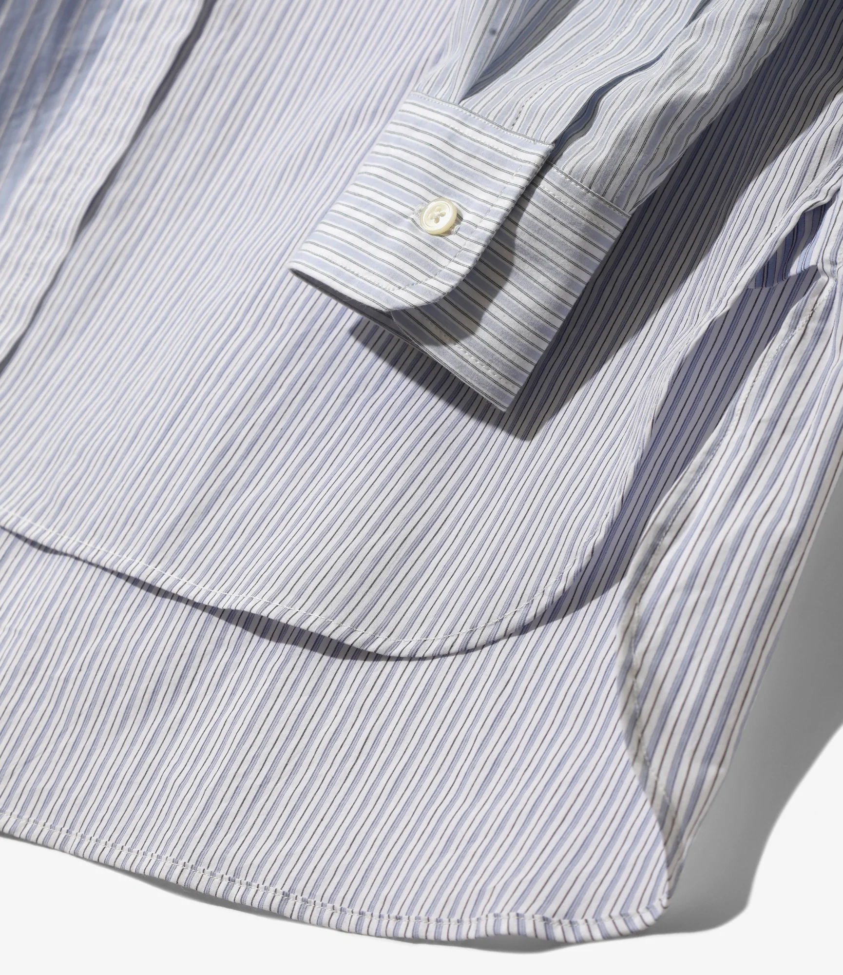 Combo Tab Collar Shirt - Combo - Cotton Typewriter Stripe - Image 3