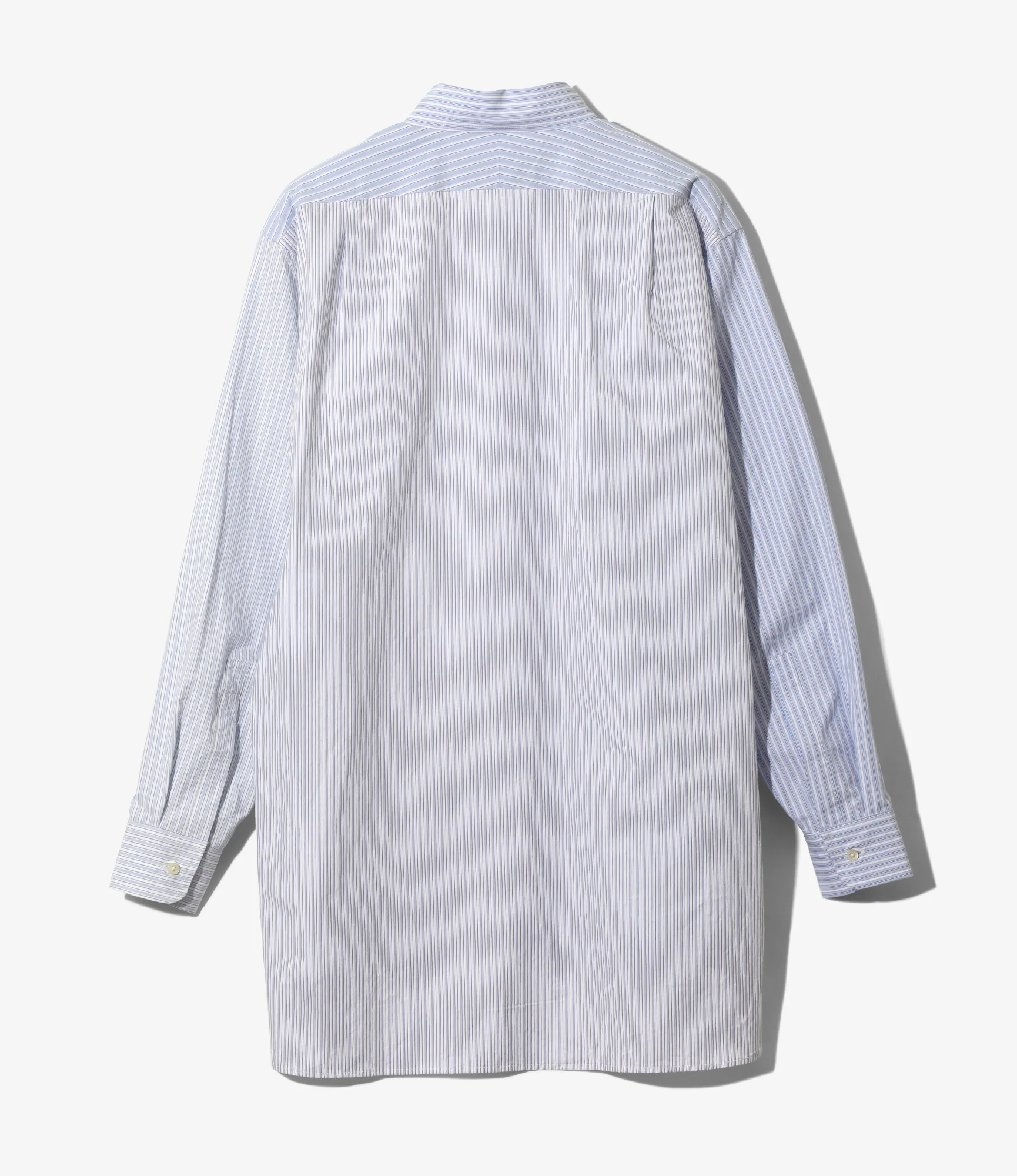 Combo Tab Collar Shirt - Combo - Cotton Typewriter Stripe - Image 4