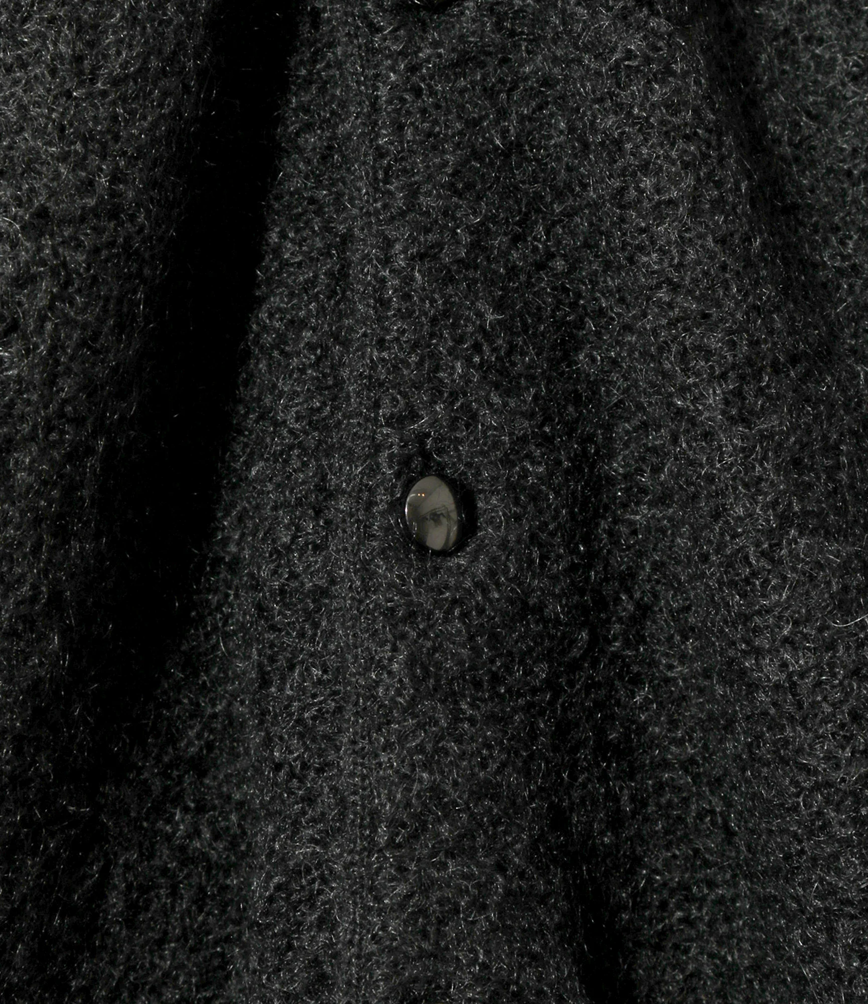 Dolman Sweater - Black - Crepe Weave - Image 2