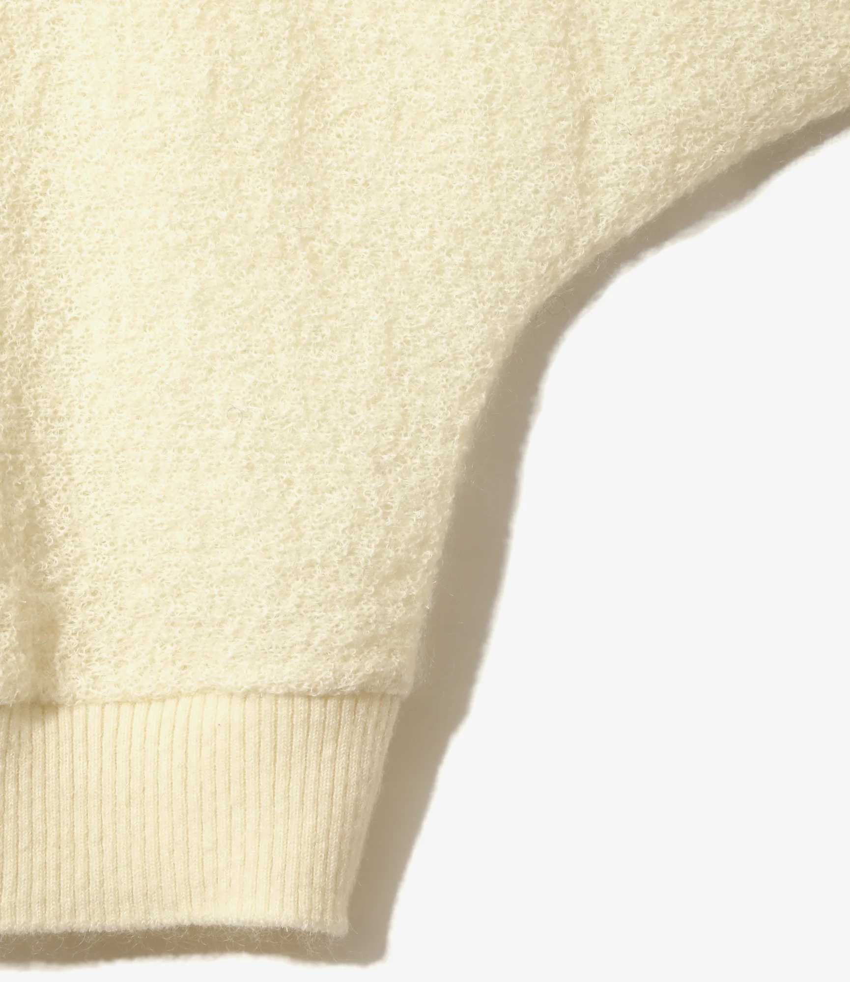 Dolman Sweater - Ivory - Crepe Weave - Image 3