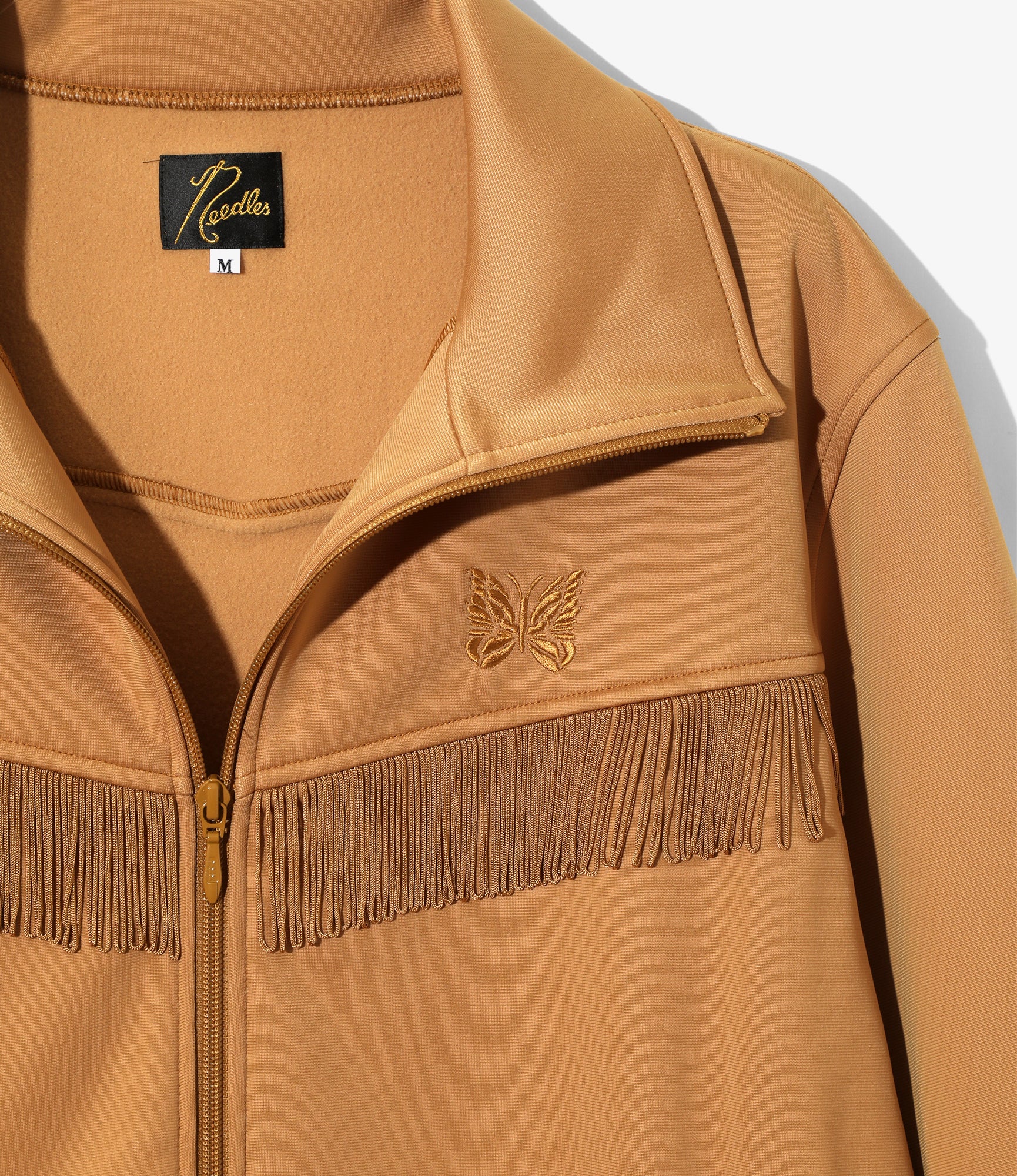 Fringe Track Jacket - Gold - Tricot Jersey - Image 2