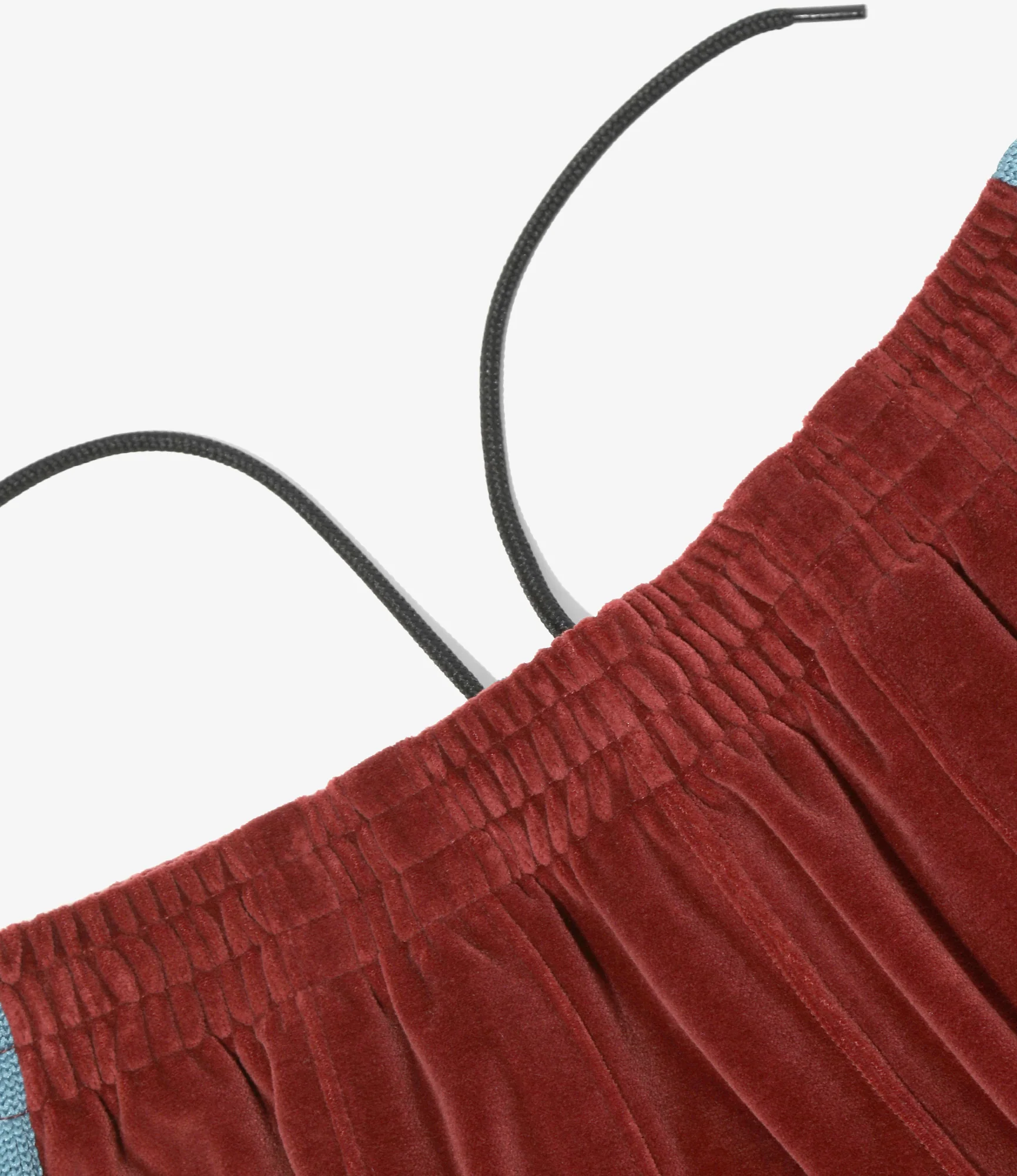 H.D. Track Pant - Burgundy - C/PE Velour - Image 2