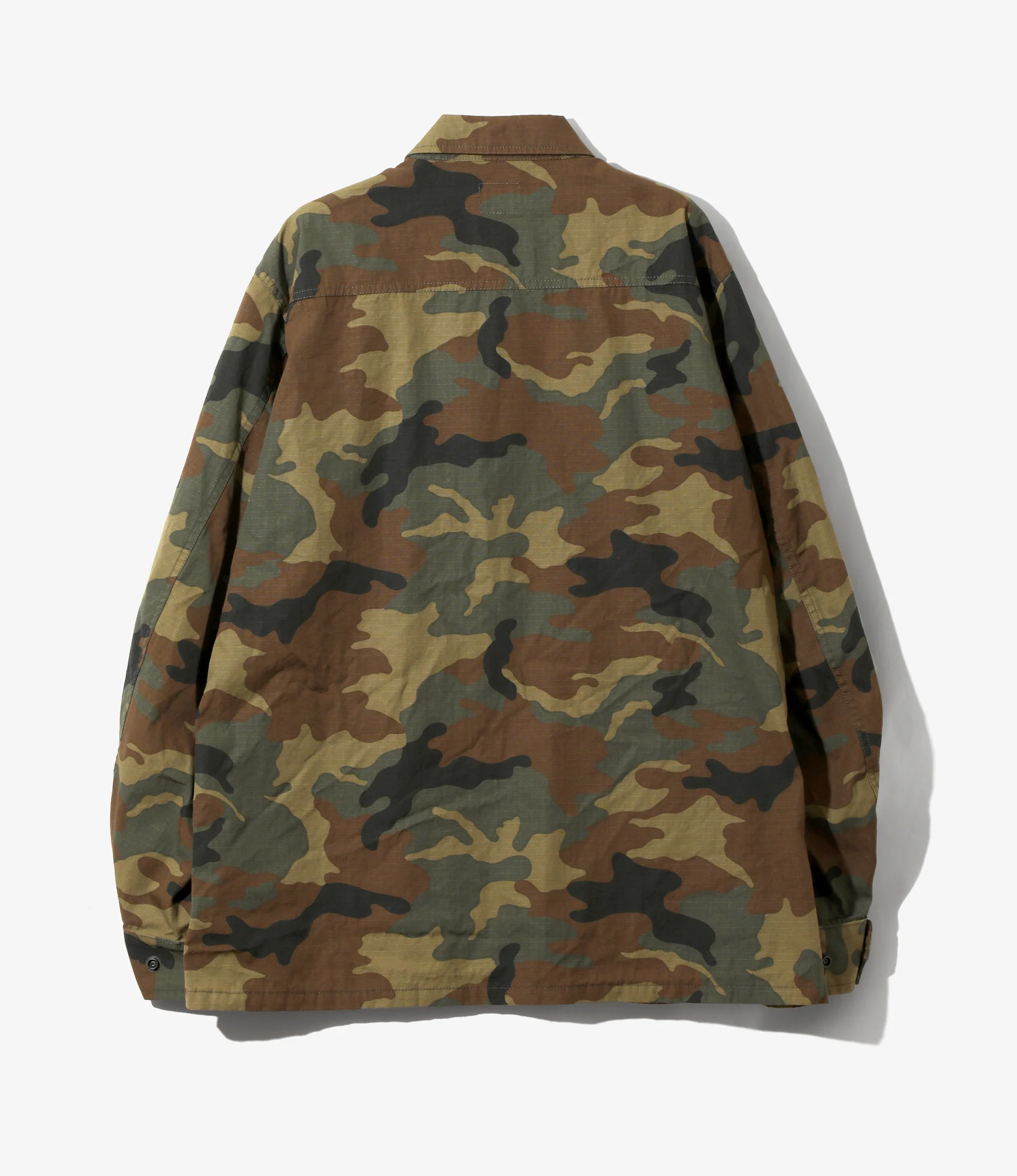 Jungle Fatigue Jacket - Woodland - Cotton Ripstop - Image 4