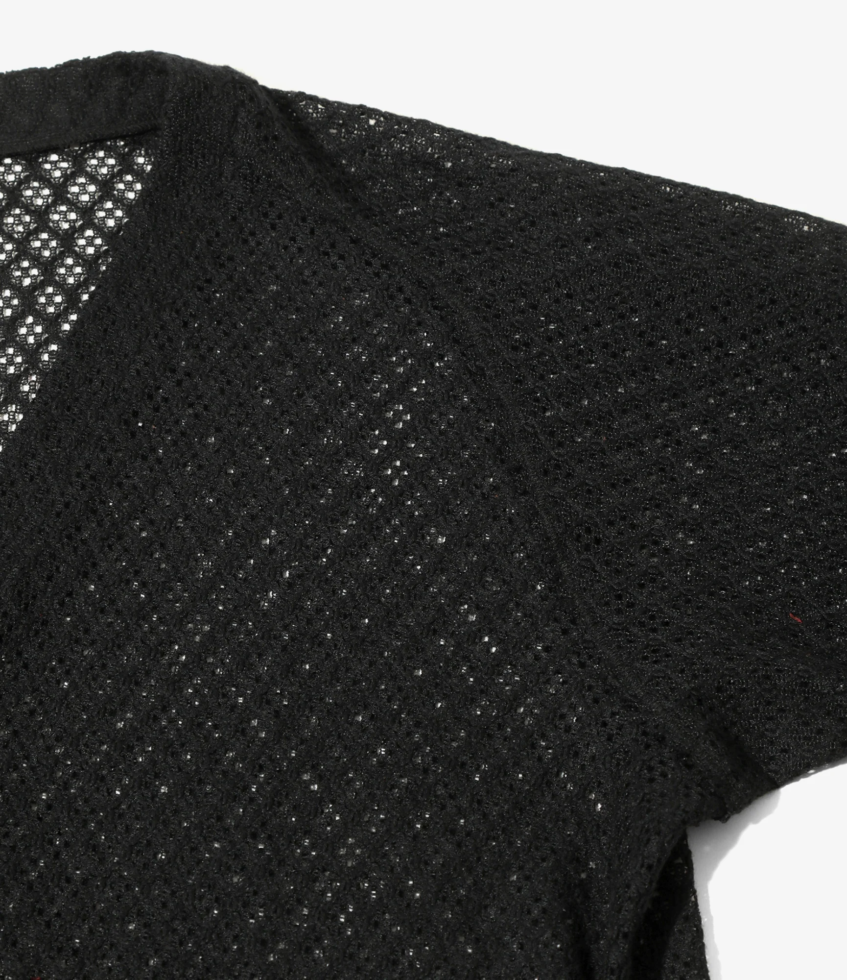 L/S U-Neck Tee - Black - PE/W Raschel Lace - Image 2