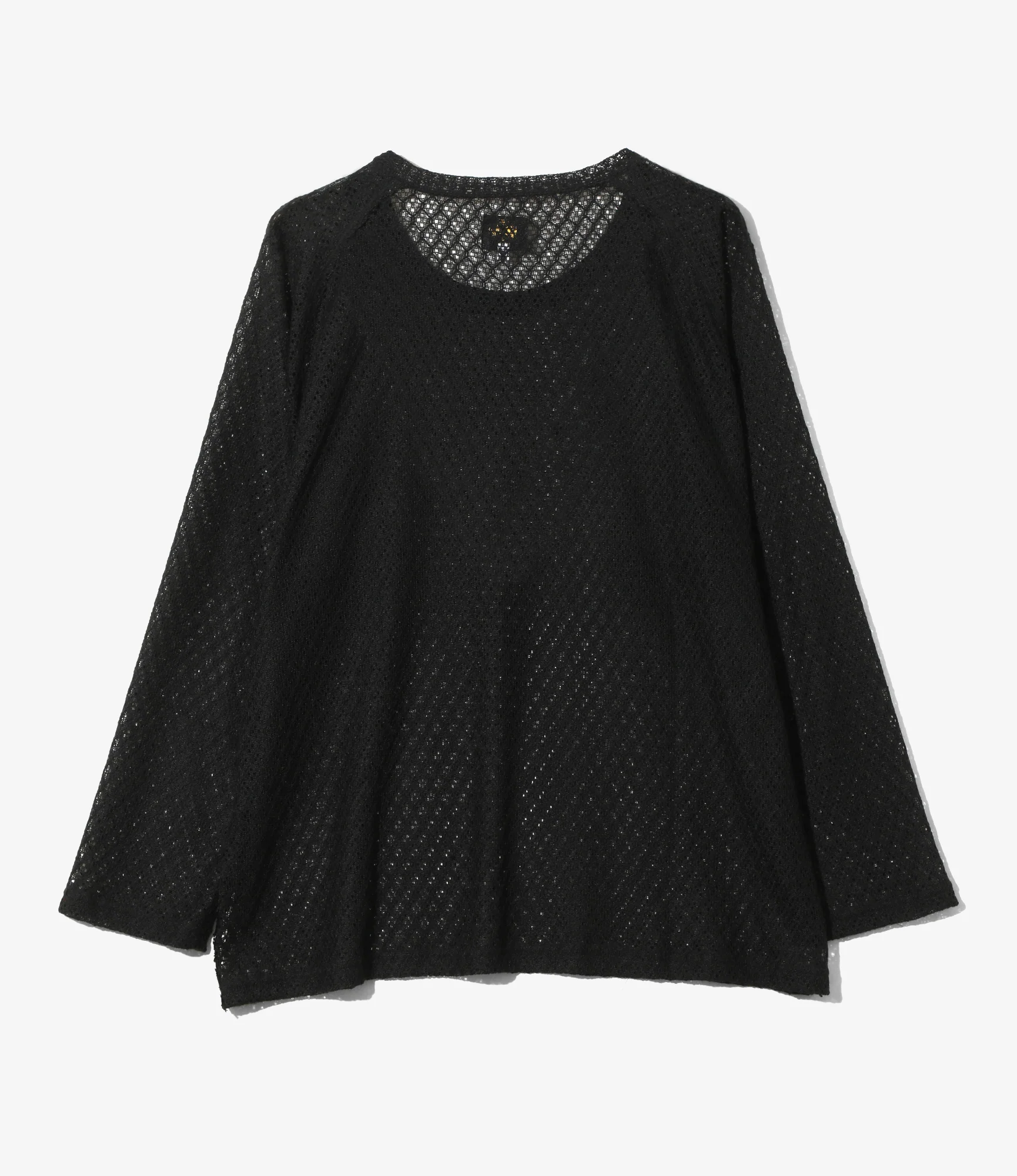 L/S U-Neck Tee - Black - PE/W Raschel Lace - Image 3
