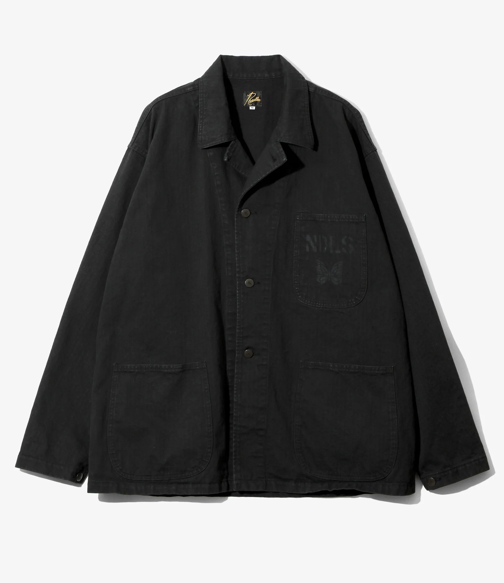 N-3 Jacket - Black - Cotton Herringbone