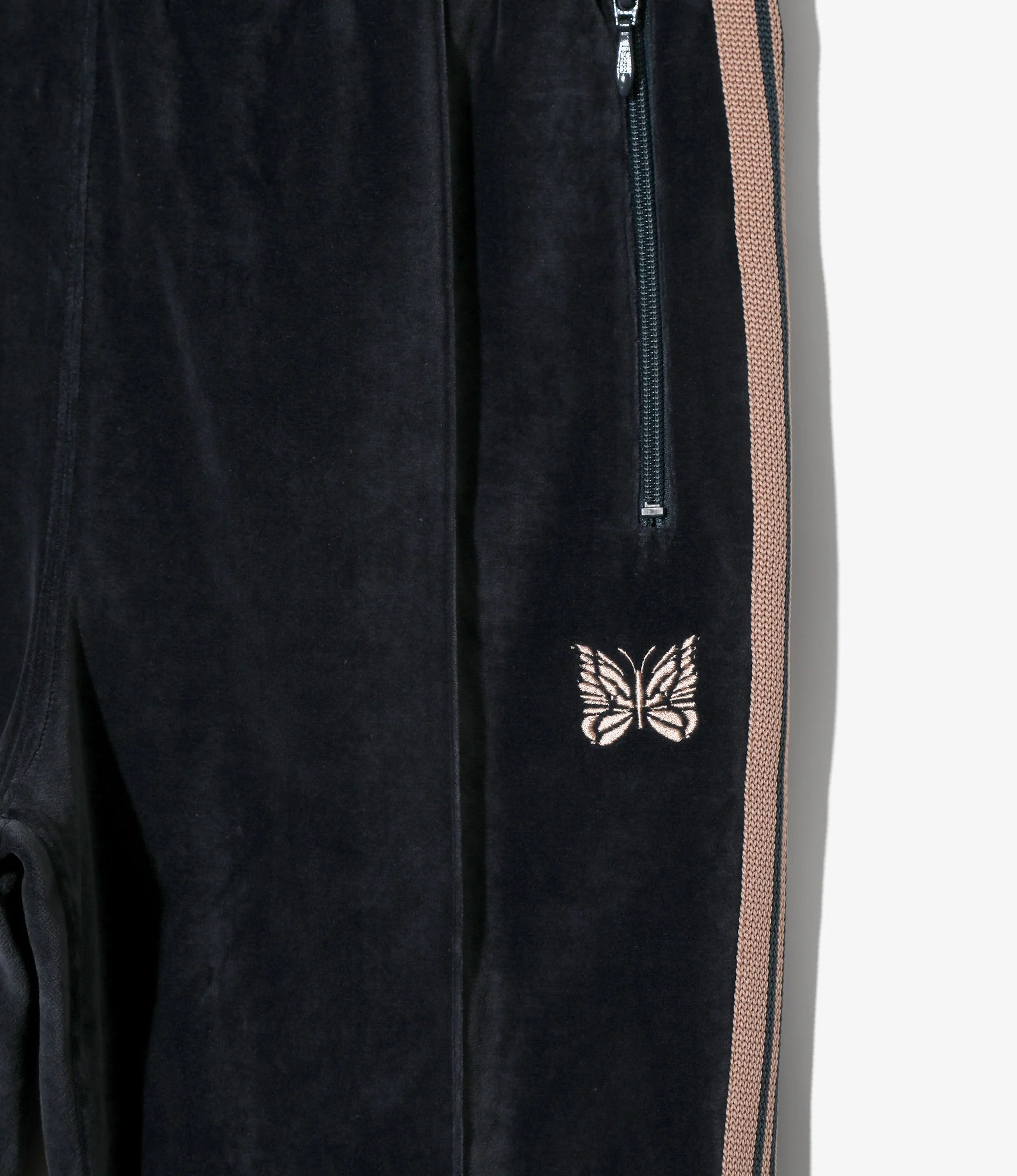 Narrow Track Pant - Steel Blue - C/PE Velour - Image 2