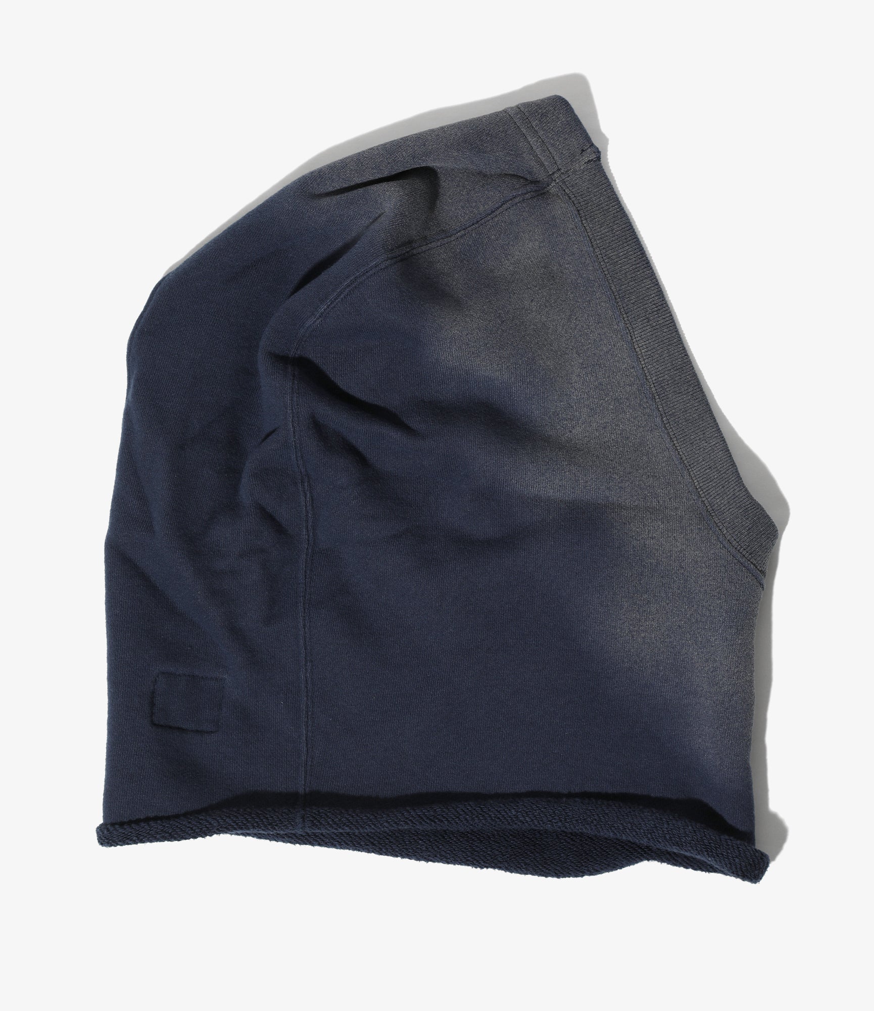 Nepenthes Special - Deconstructed Balaclava - Navy - Cotton French Terry - Image 3