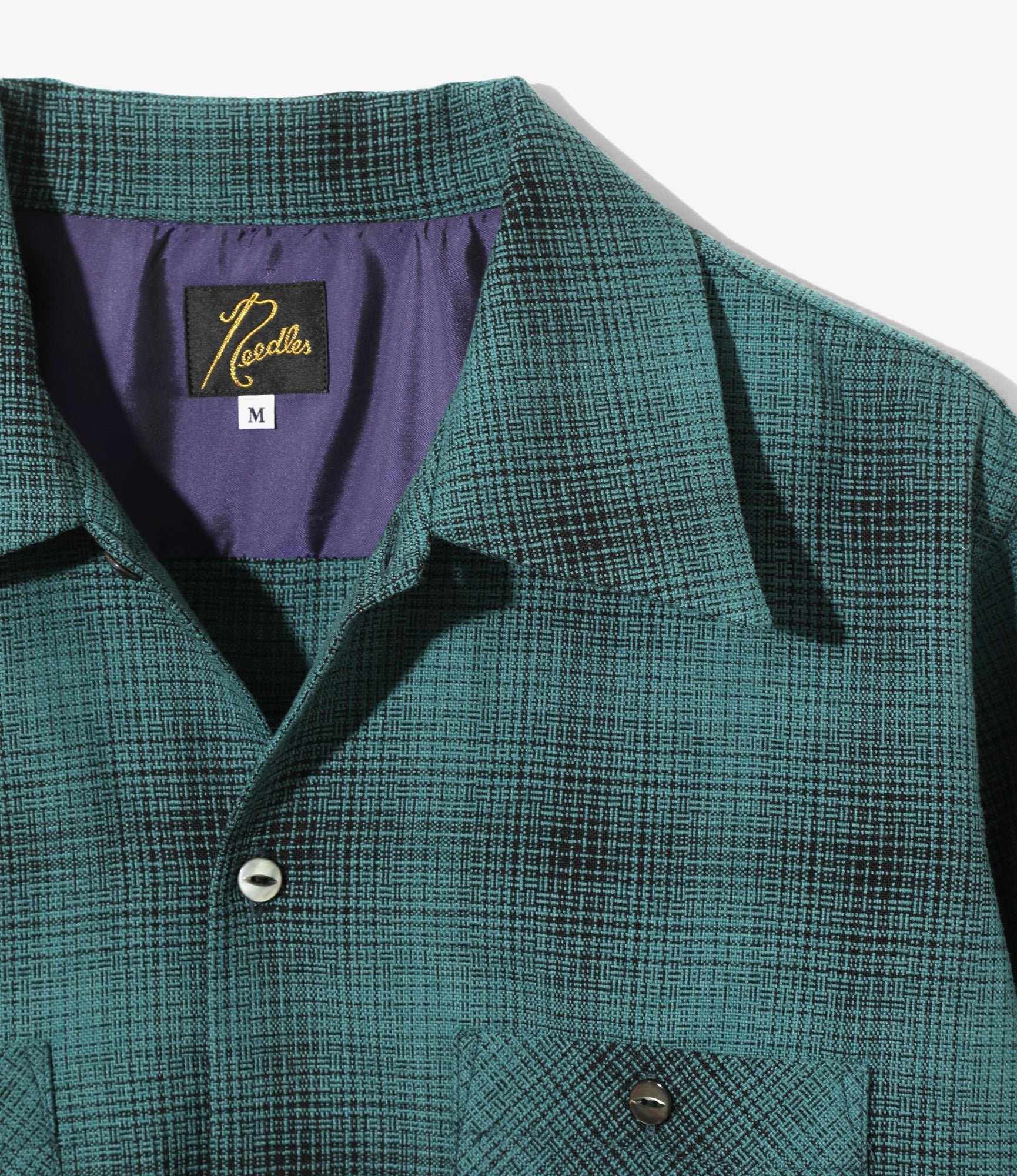 One-Up Shirt - Blue - Wool Shadow Plaid - Image 2
