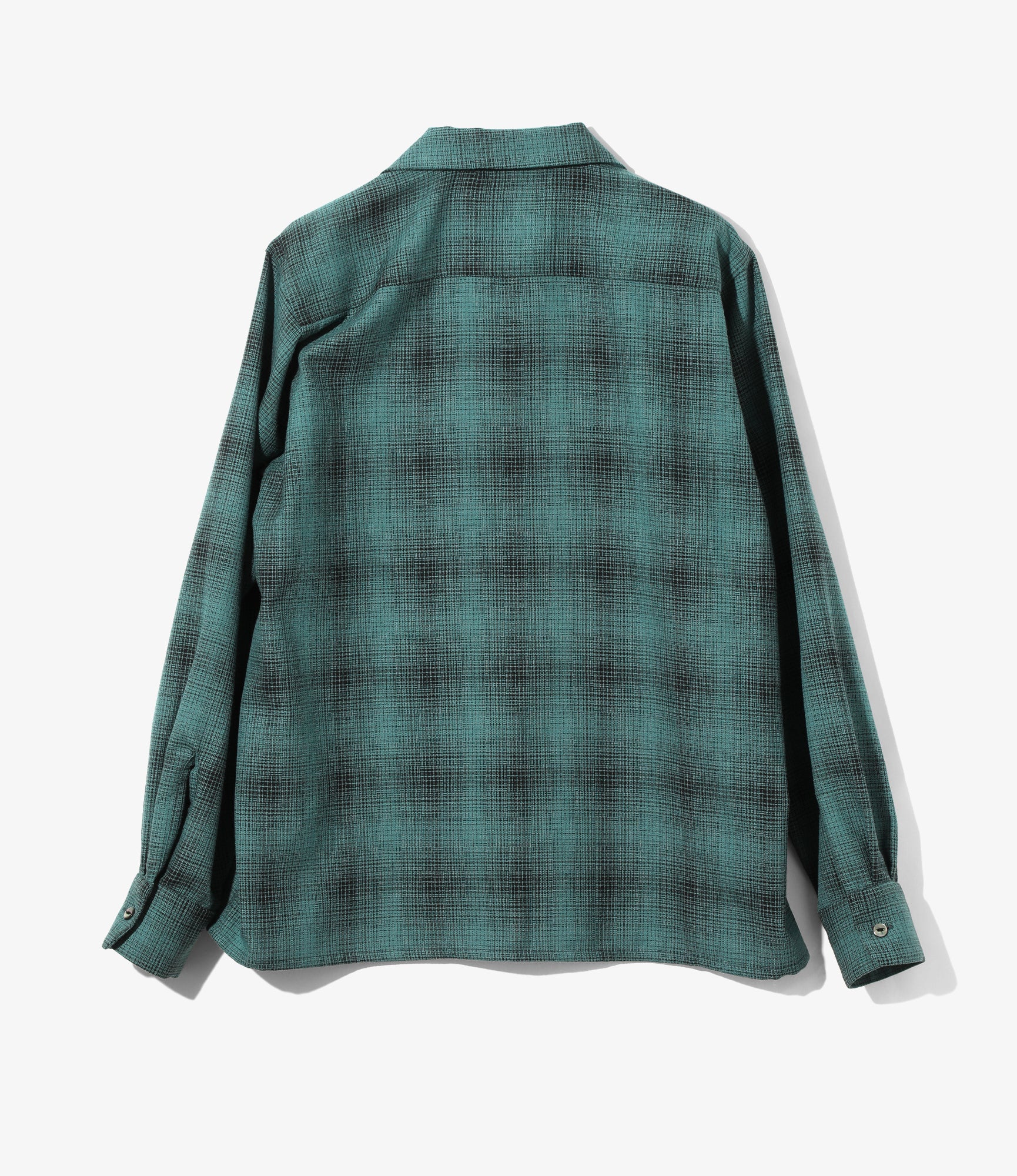 One-Up Shirt - Blue - Wool Shadow Plaid - Image 5