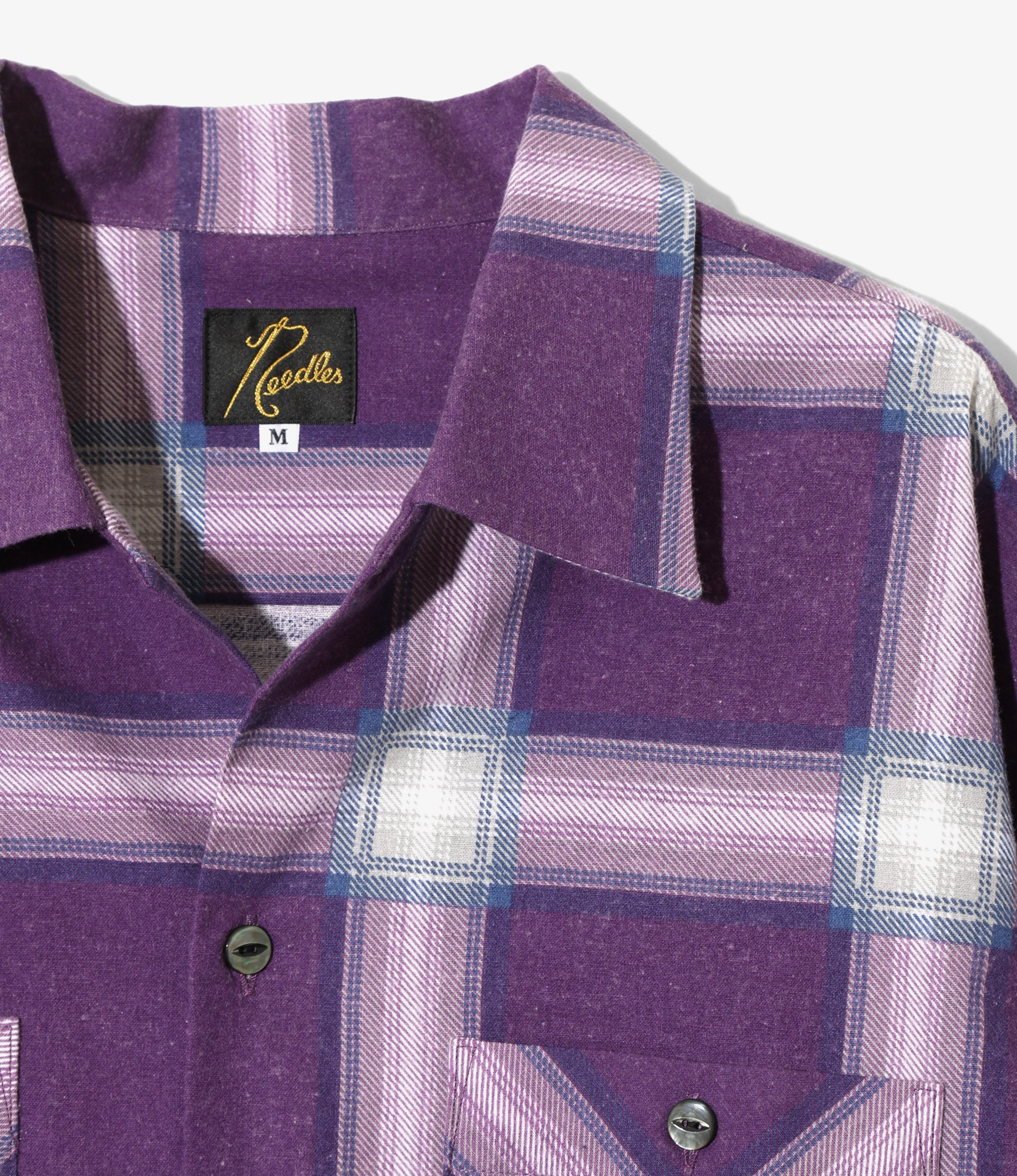 One-Up Shirt - Purple - Printed Flannel / Plaid - Image 2