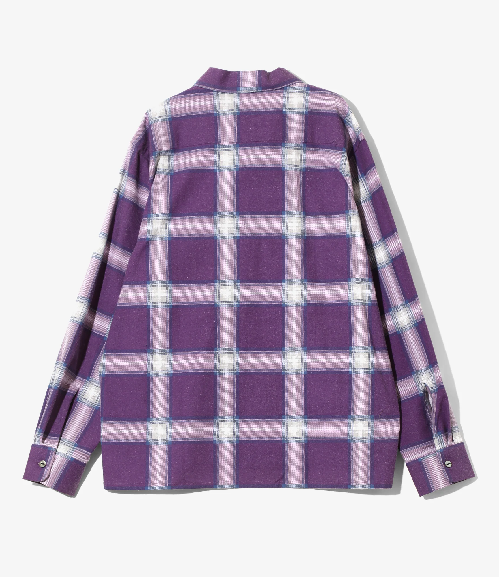 One-Up Shirt - Purple - Printed Flannel / Plaid - Image 4