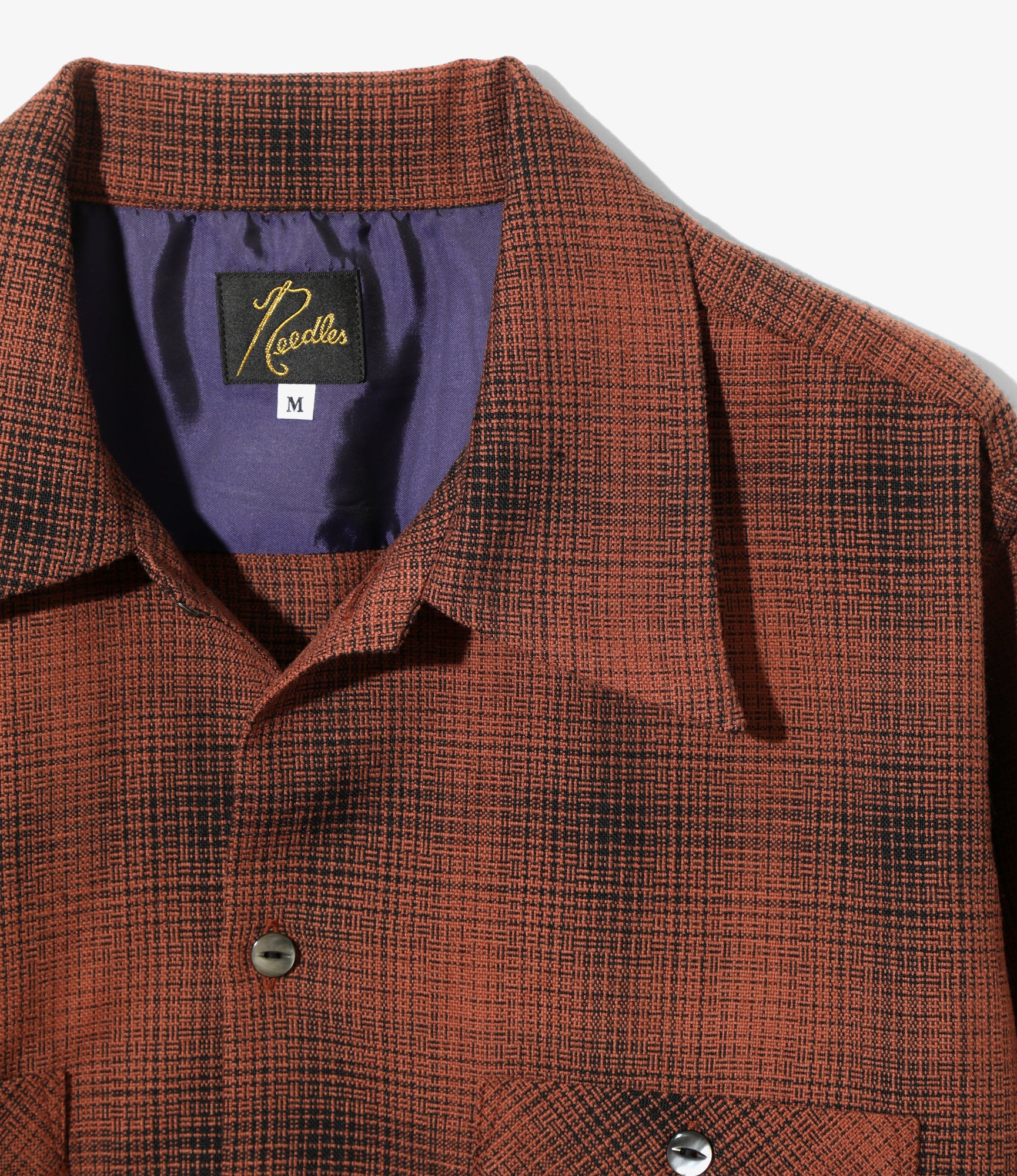 One-Up Shirt - Salmon - Wool Shadow Plaid - Image 2