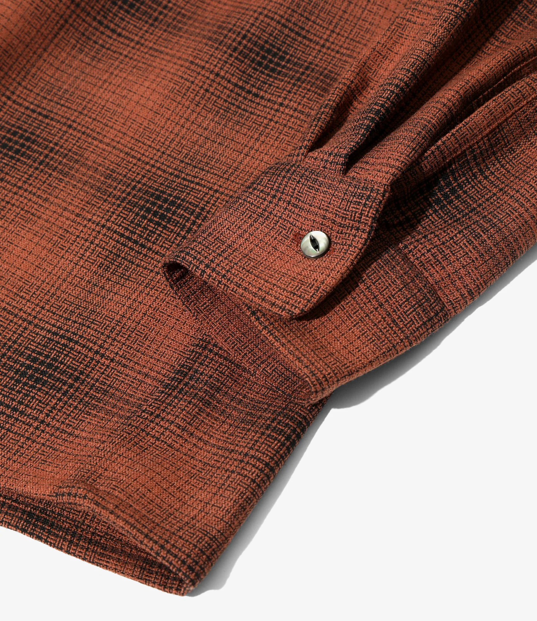 One-Up Shirt - Salmon - Wool Shadow Plaid - Image 9