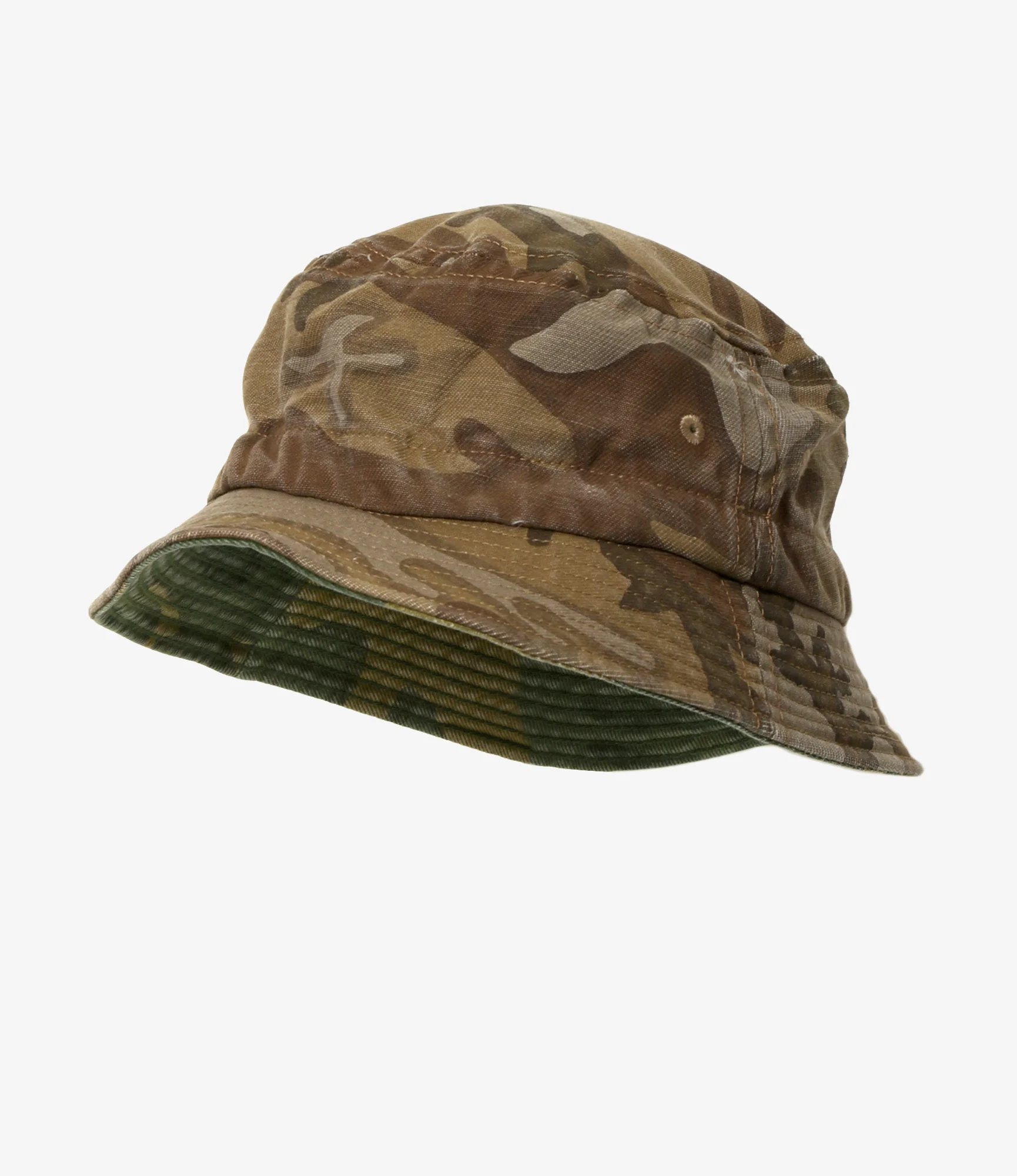 Reversible Bucket Hat - Camo - Camo Twill - Image 2