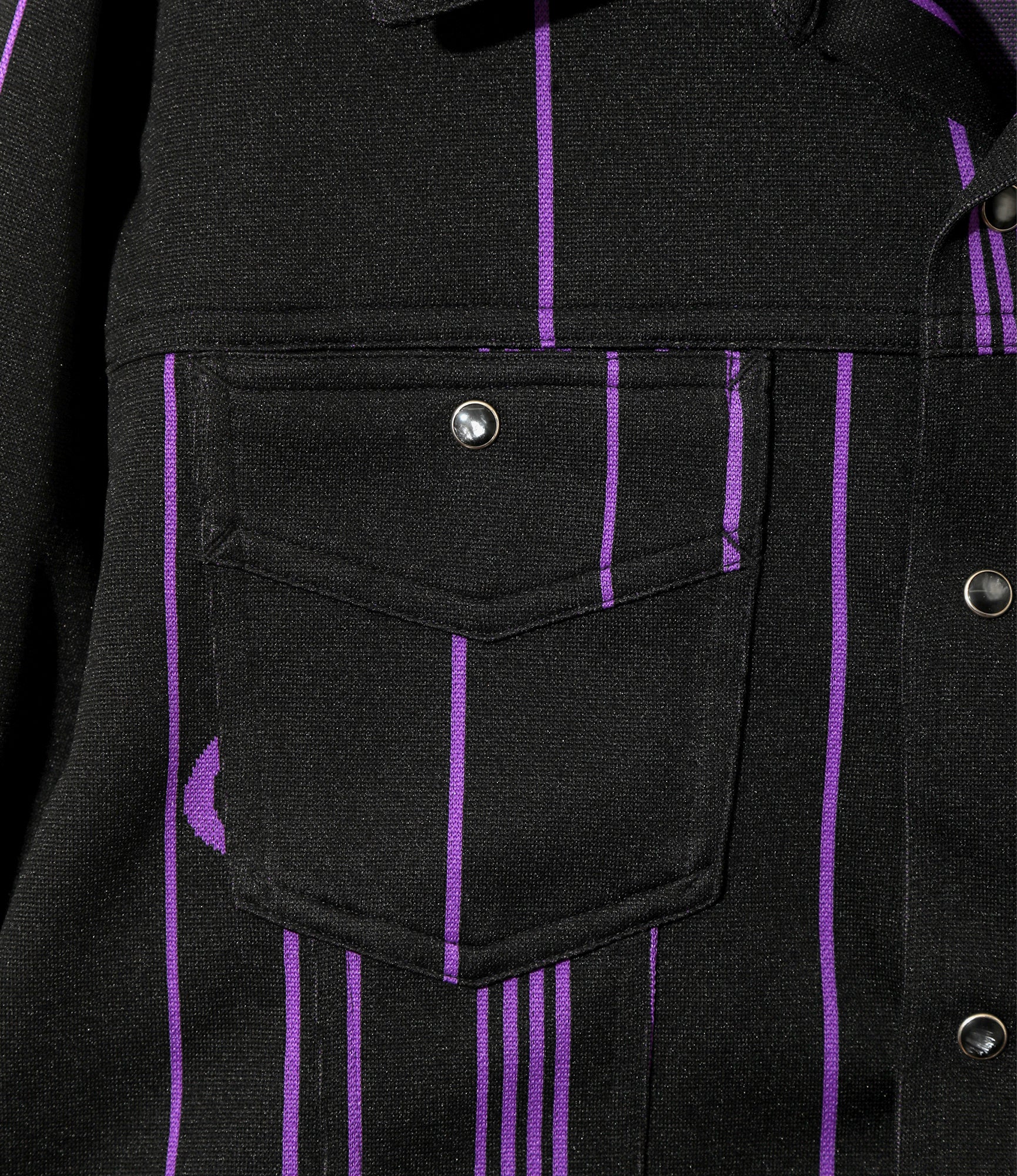 Women's Saddleman Shirt - Black - Poly Jacquard - Image 3